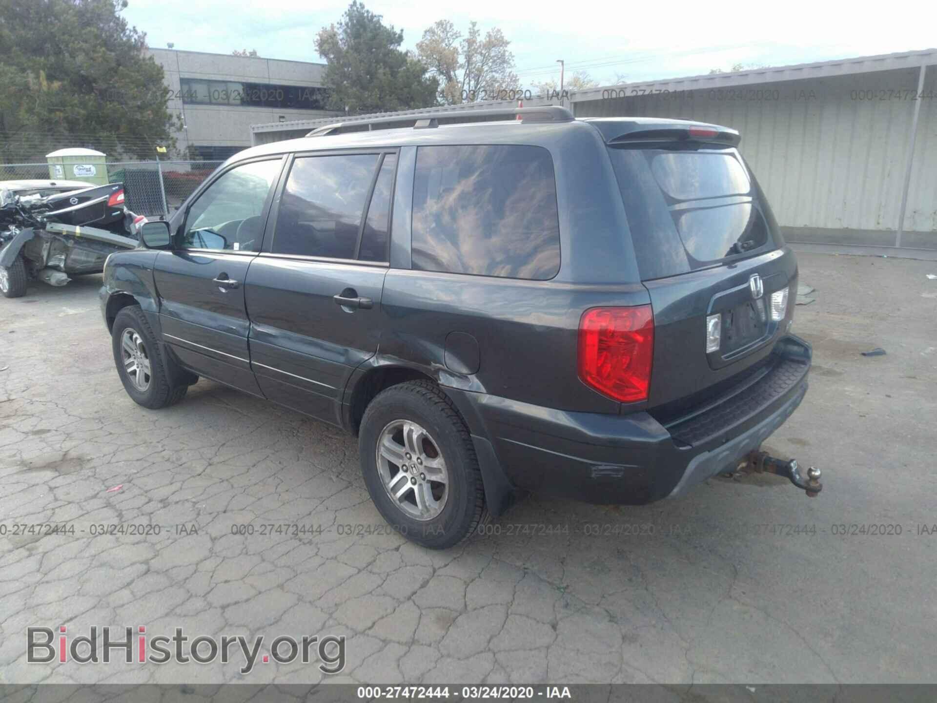2005 HONDA PILOT - VIN: 5FNYF18605B066024 - Фото 3