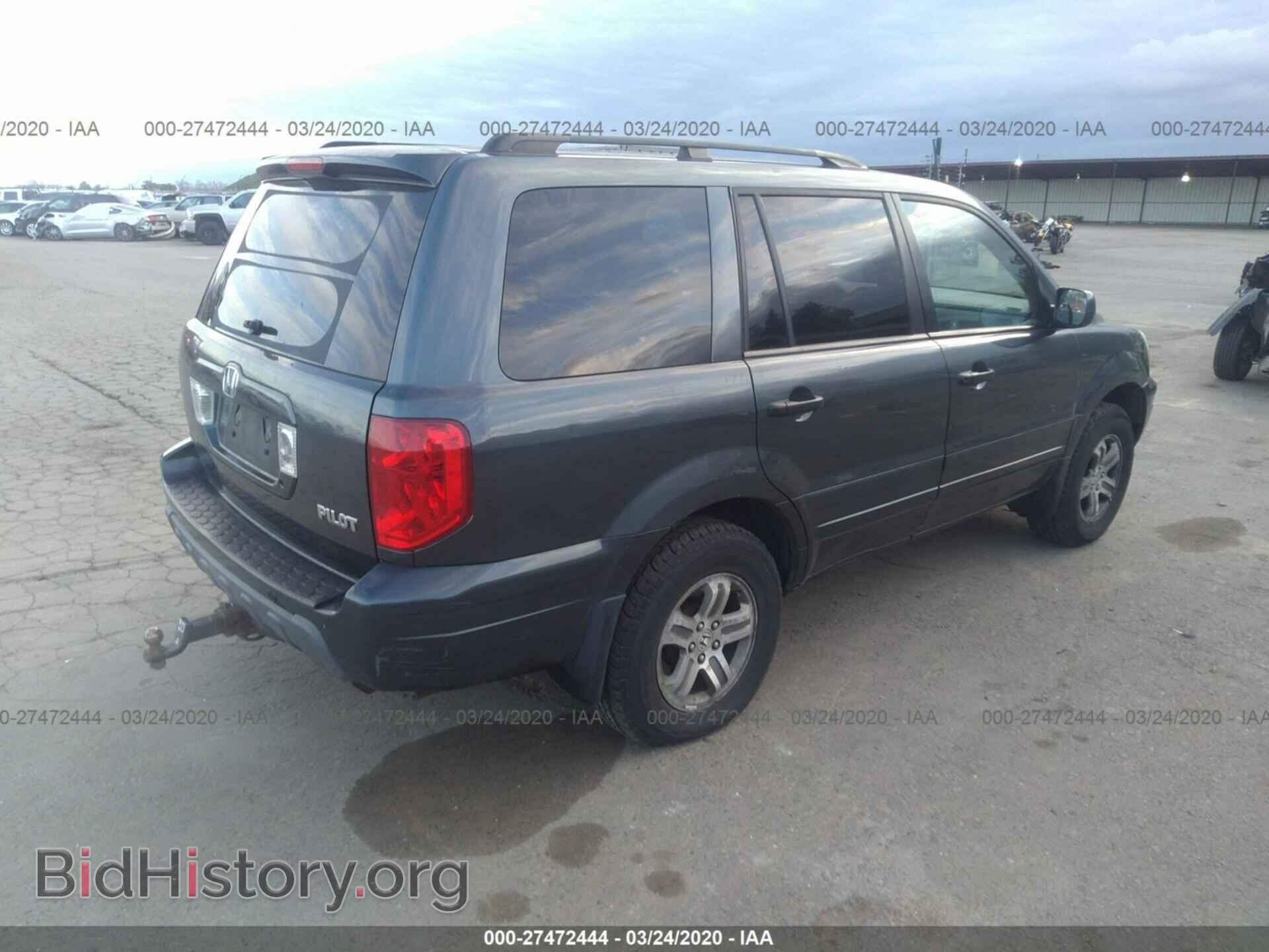 2005 HONDA PILOT - VIN: 5FNYF18605B066024 - Фото 4