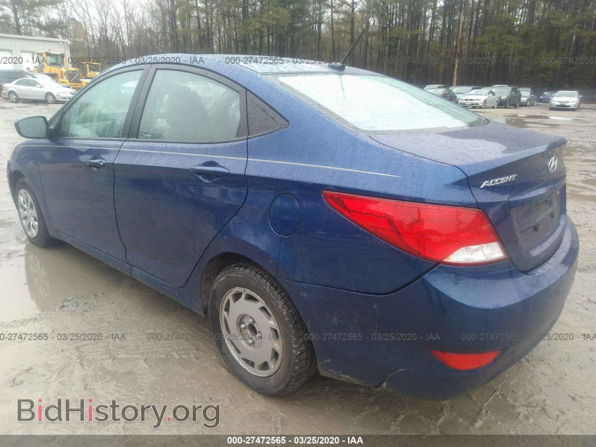2017 HYUNDAI ACCENT - VIN: KMHCT4AE8HU261981 - Фото 3