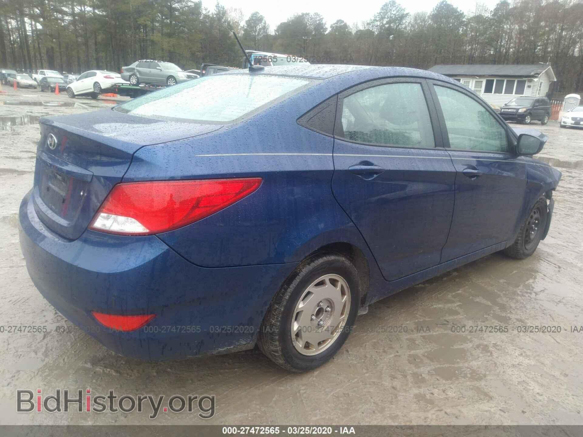 2017 HYUNDAI ACCENT - VIN: KMHCT4AE8HU261981 - Фото 4