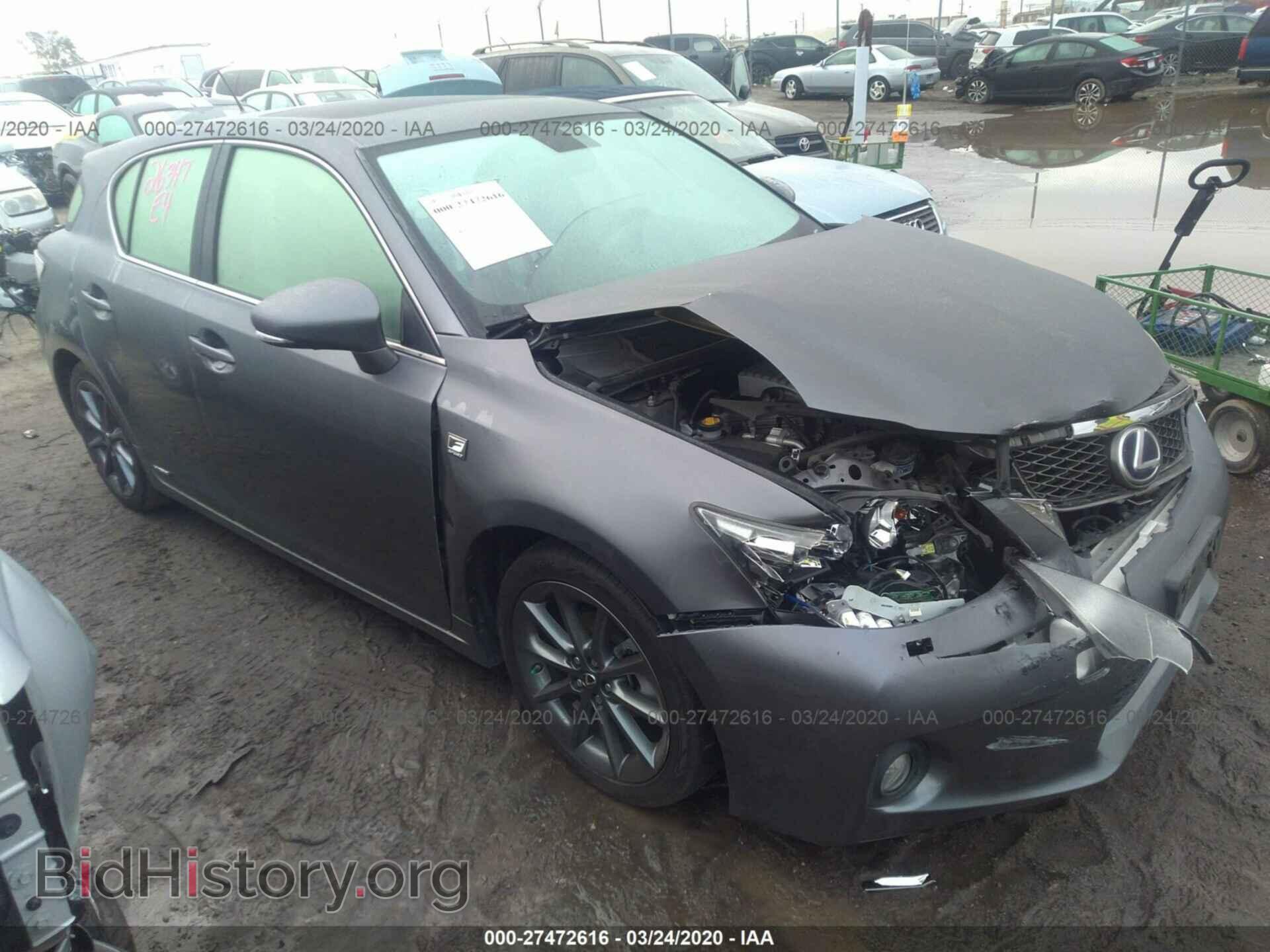 Photo JTHKD5BH5C2075409 - LEXUS CT 2012