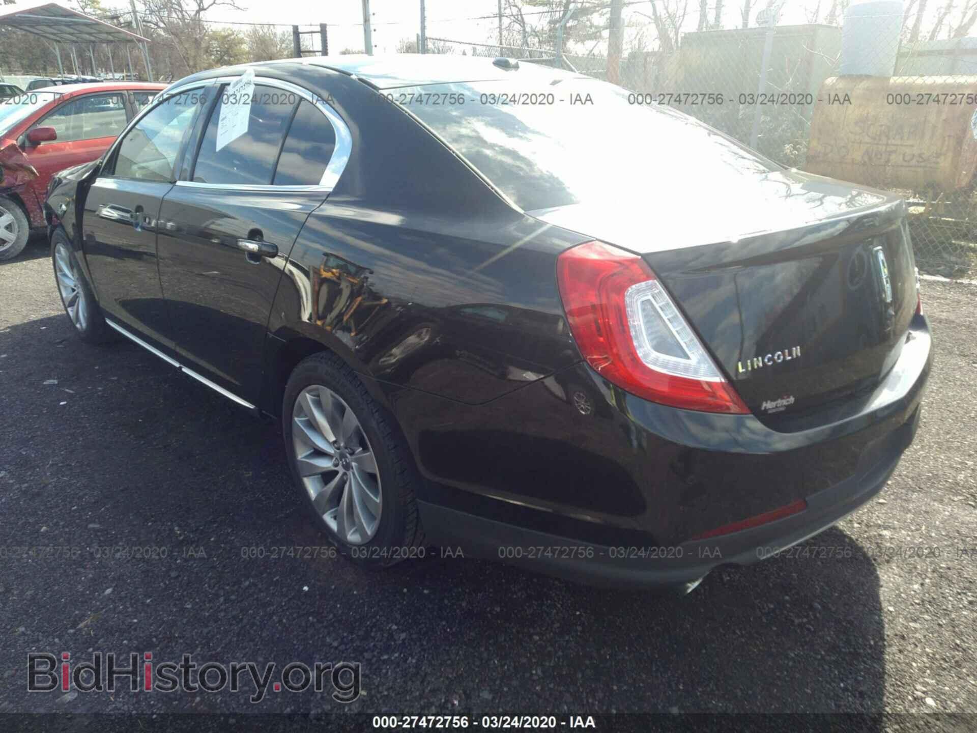 2013 LINCOLN MKS - VIN: 1LNHL9EK3DG608953 - Фото 3