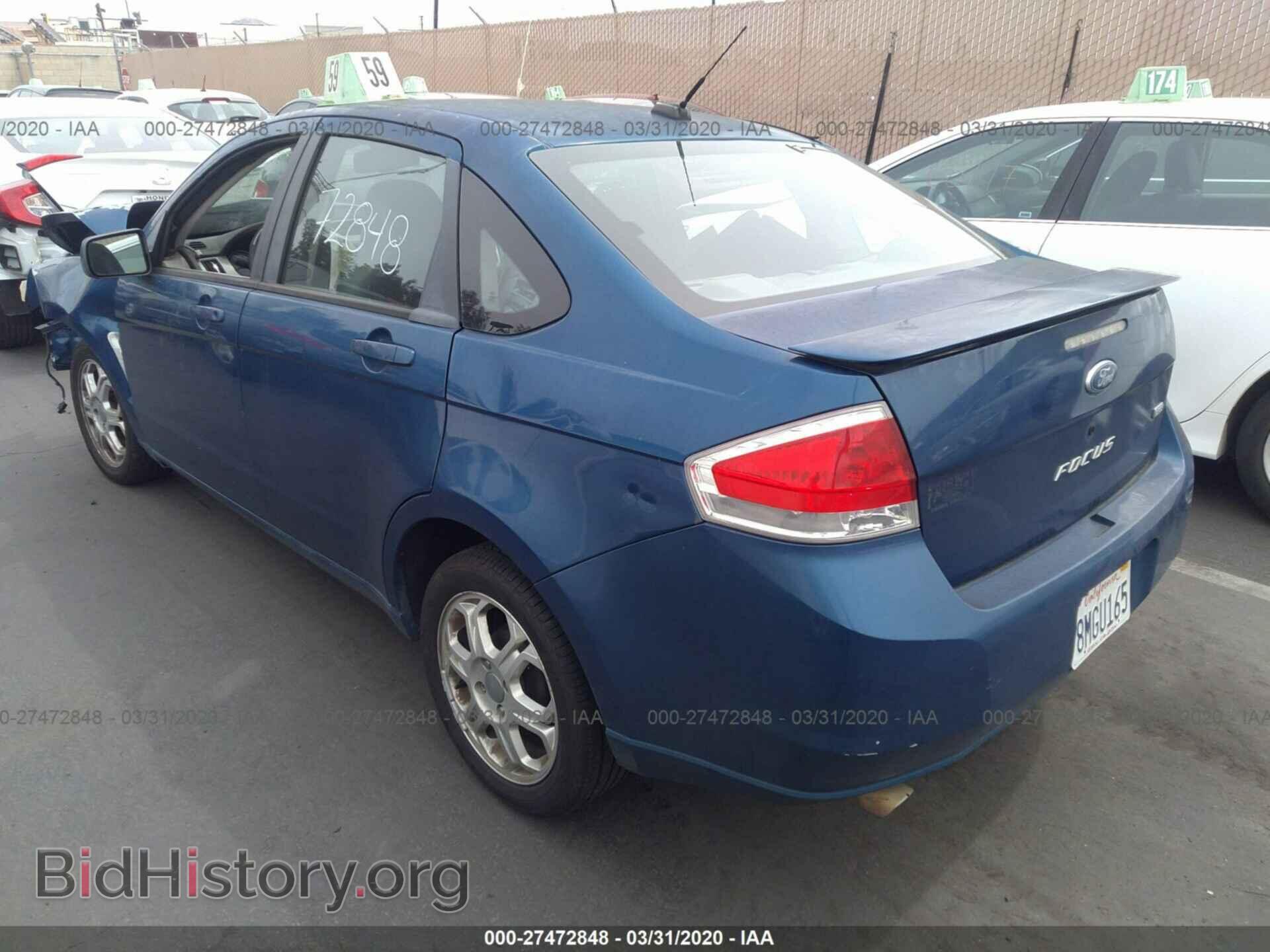 2008 FORD FOCUS - VIN: 1FAHP35N38W152874 - Фото 3