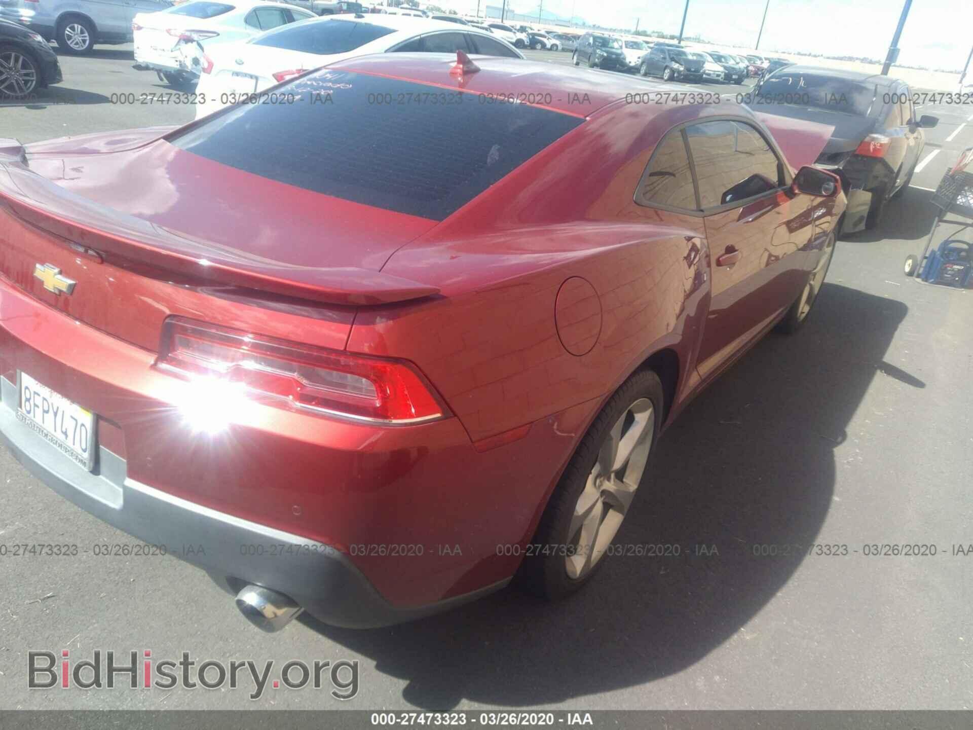 2014 CHEVROLET CAMARO - VIN: 2G1FC1E39E9265547 - Фото 4