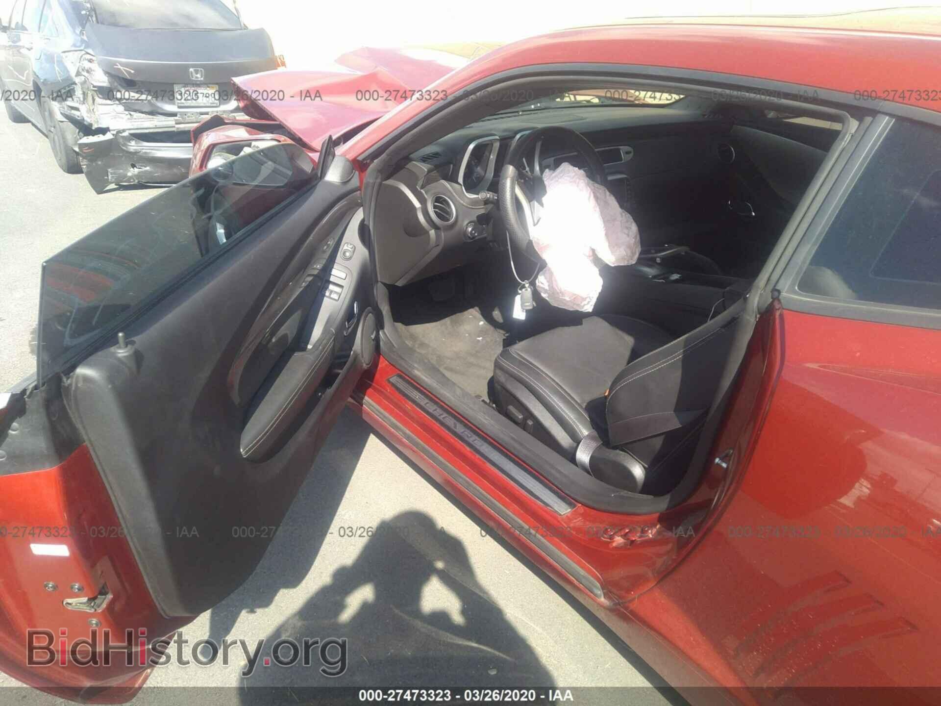 2014 CHEVROLET CAMARO - VIN: 2G1FC1E39E9265547 - Фото 5