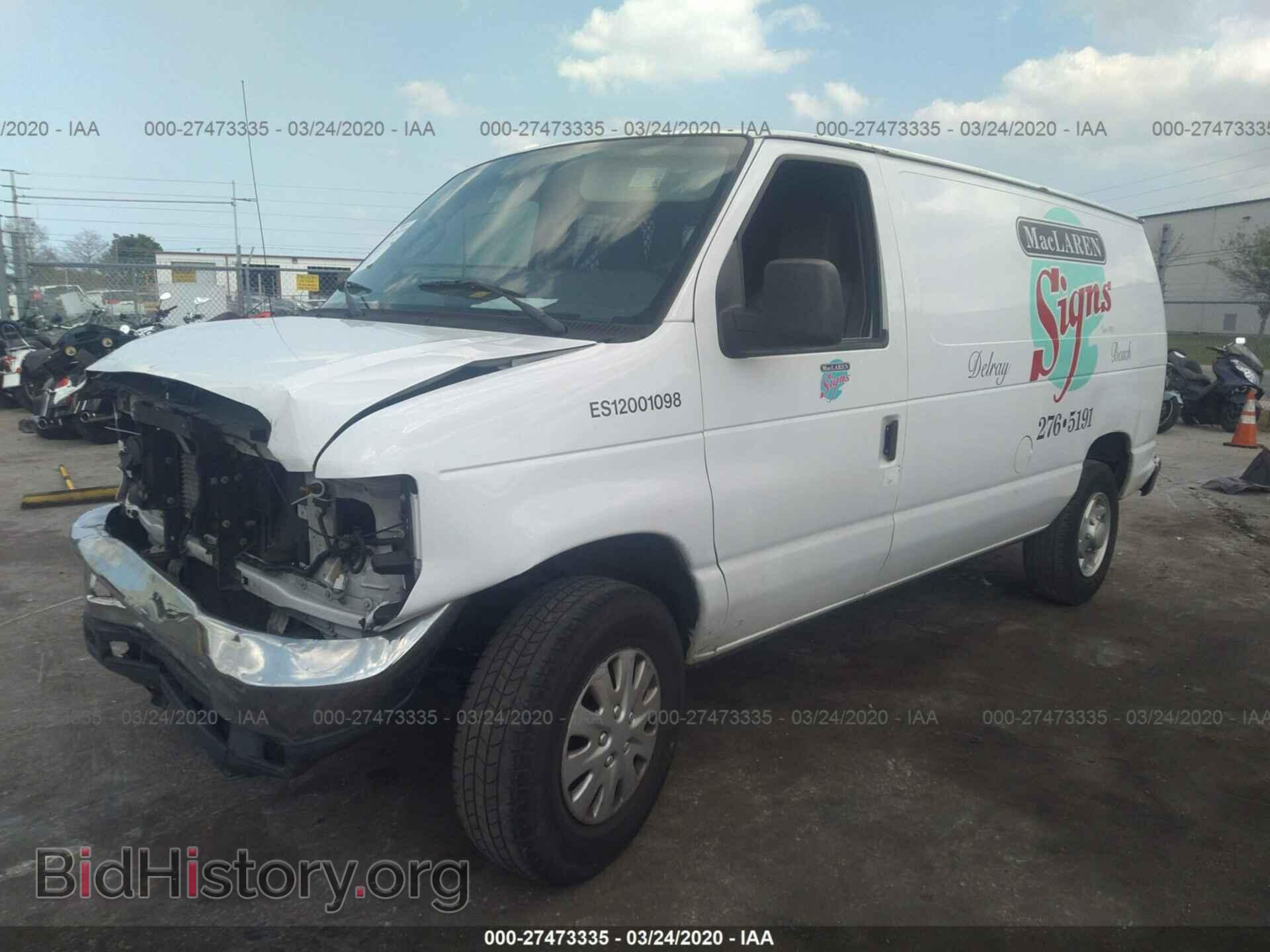 2010 FORD ECONOLINE - VIN: 1FTNE2EW5ADA92362 - Фото 2
