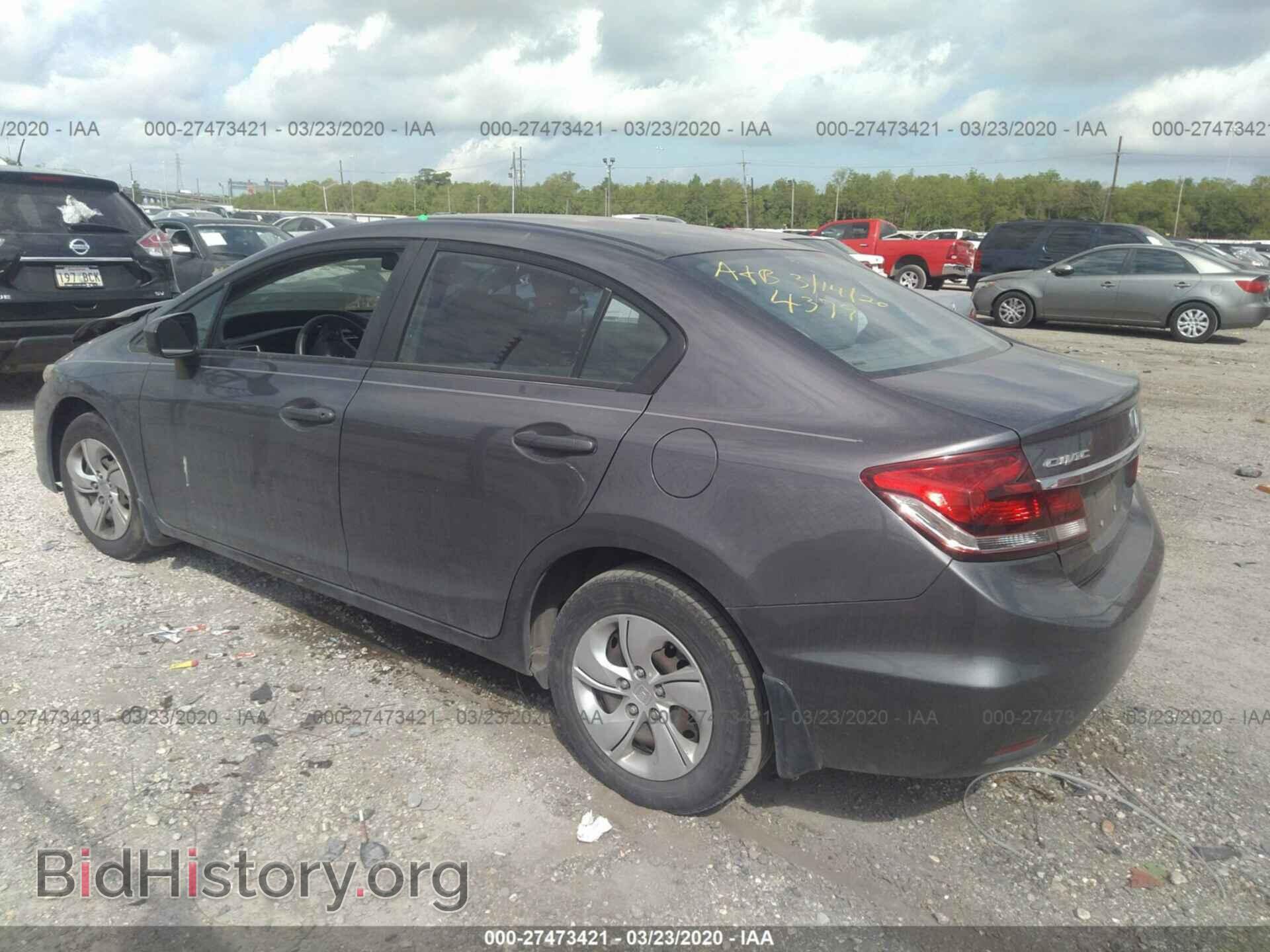 2014 HONDA CIVIC - VIN: 19XFB2F54EE064379 - Фото 3
