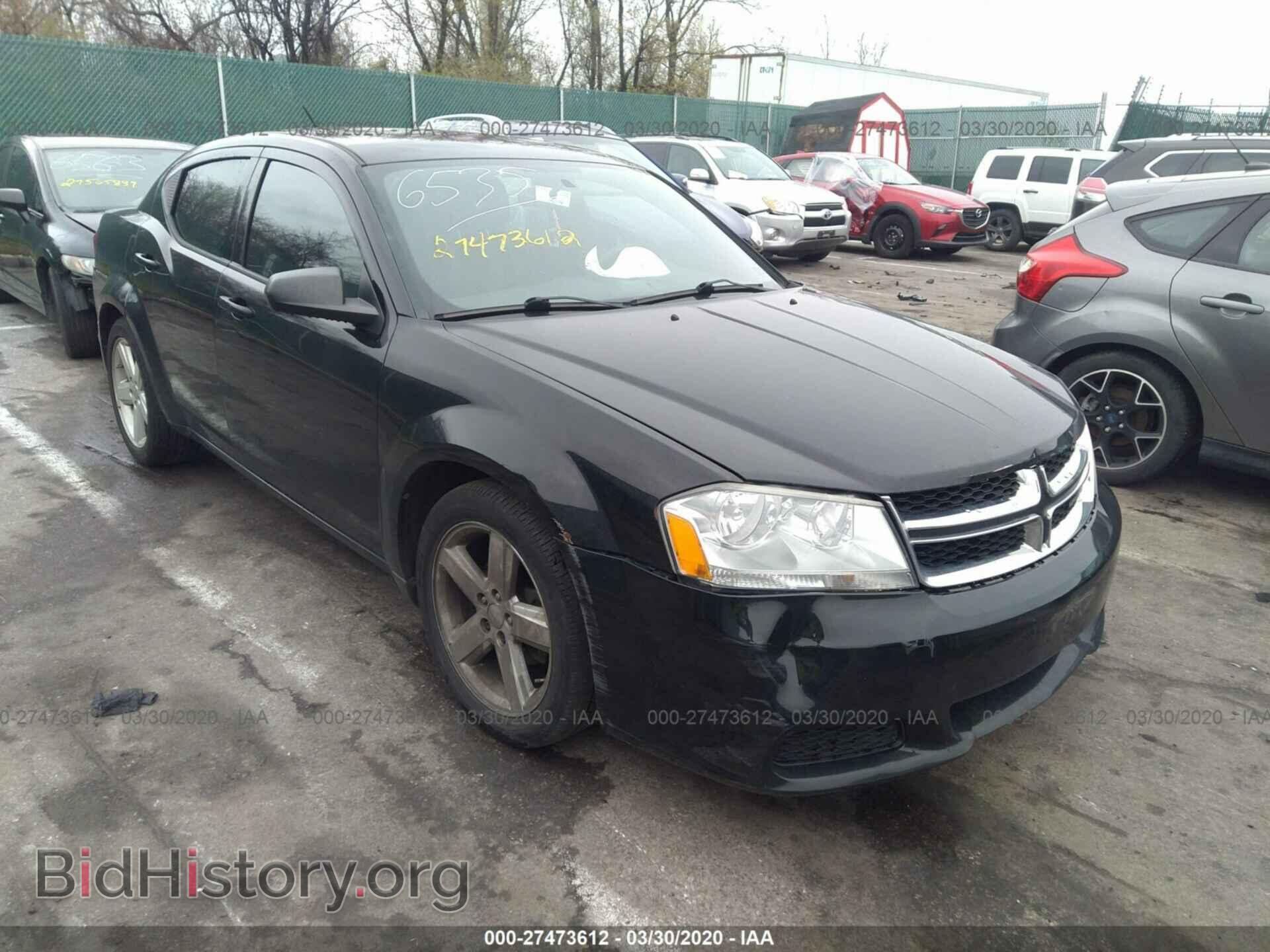 Фотография 1C3CDZAB8DN589379 - DODGE AVENGER 2013