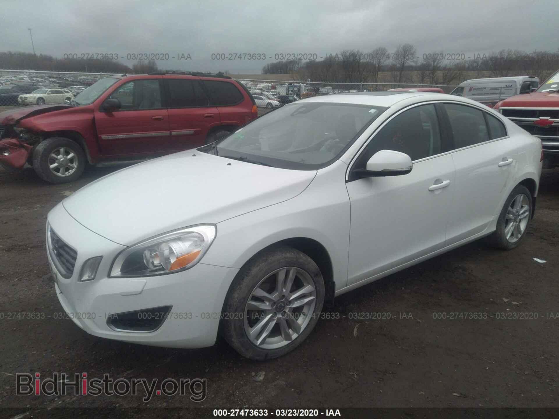 2013 VOLVO S60 - VIN: YV1612FH5D2201171 - Фото 2