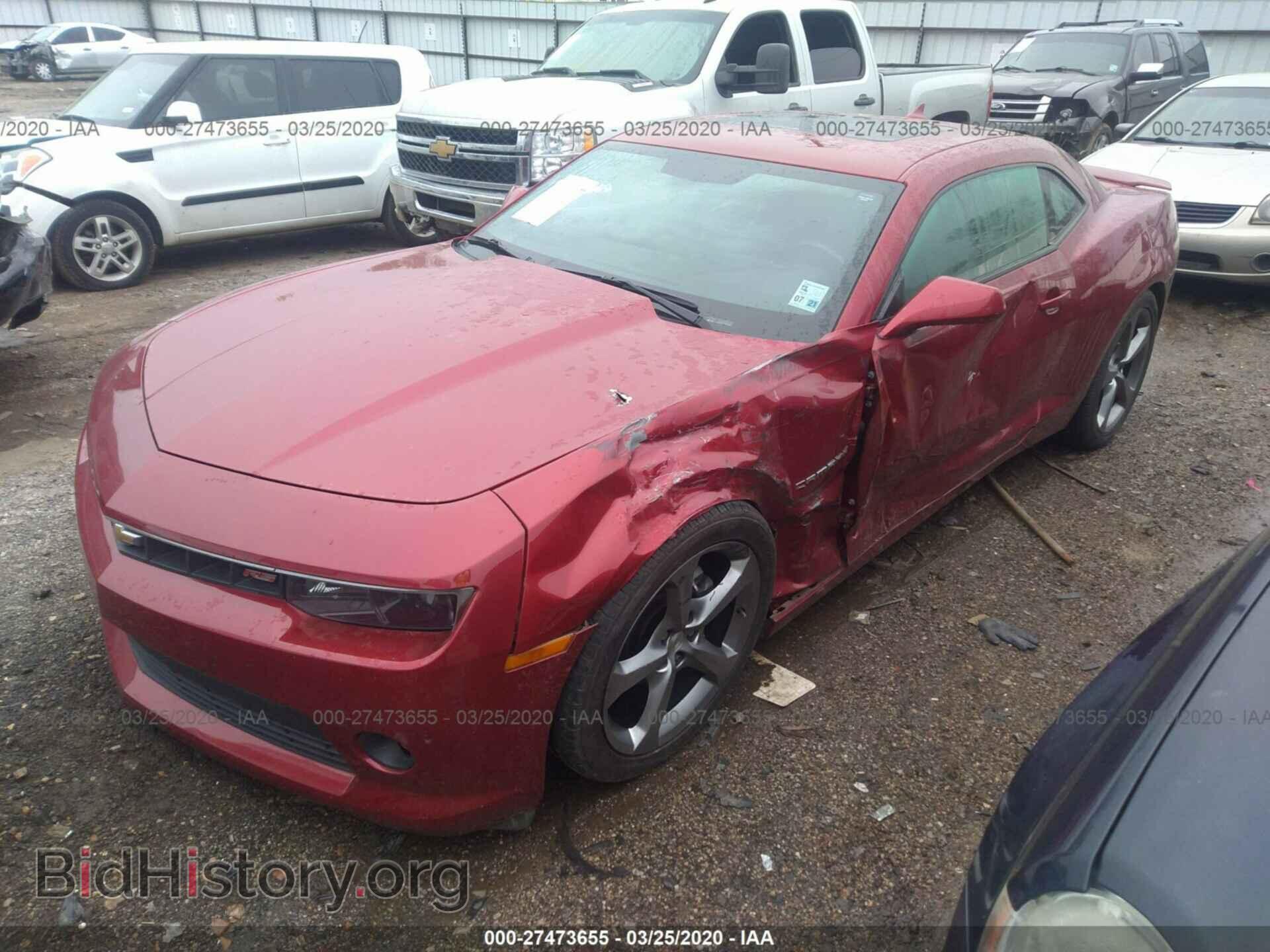 2014 CHEVROLET CAMARO - VIN: 2G1FB1E31E9305767 - Фото 2