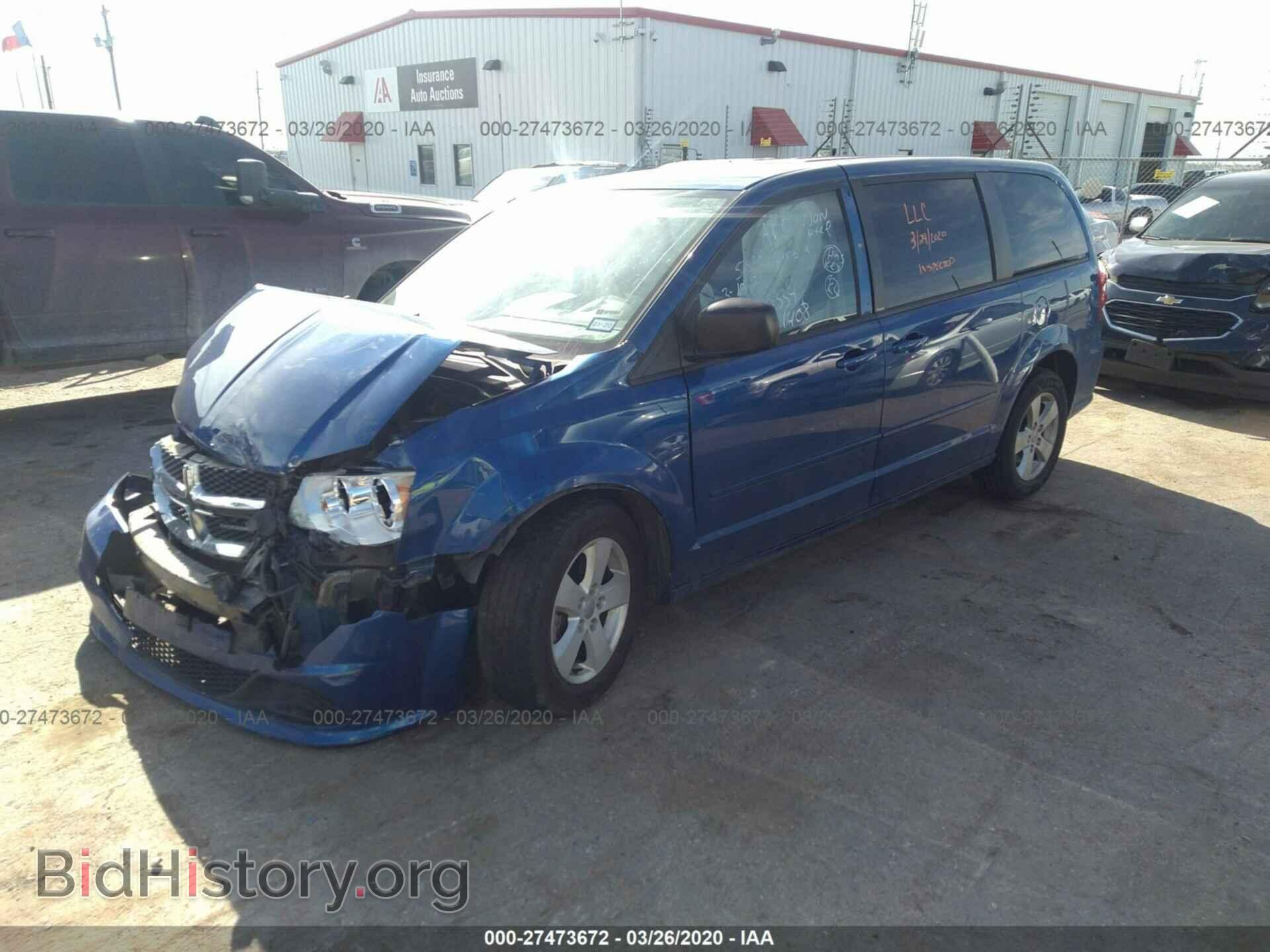 2013 DODGE GRAND CARAVAN - VIN: 2C4RDGBG3DR791408 - Фото 2