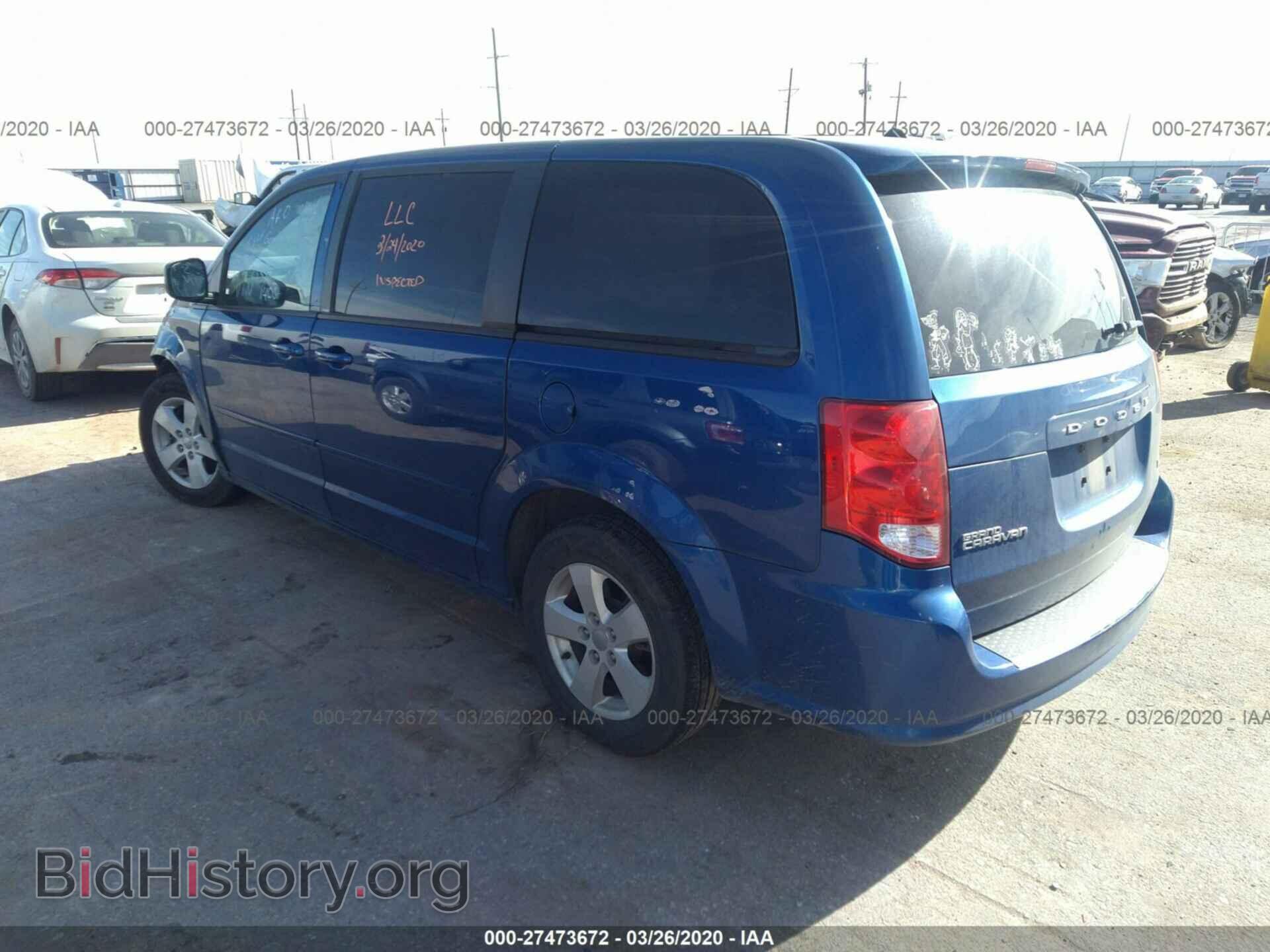 2013 DODGE GRAND CARAVAN - VIN: 2C4RDGBG3DR791408 - Фото 3