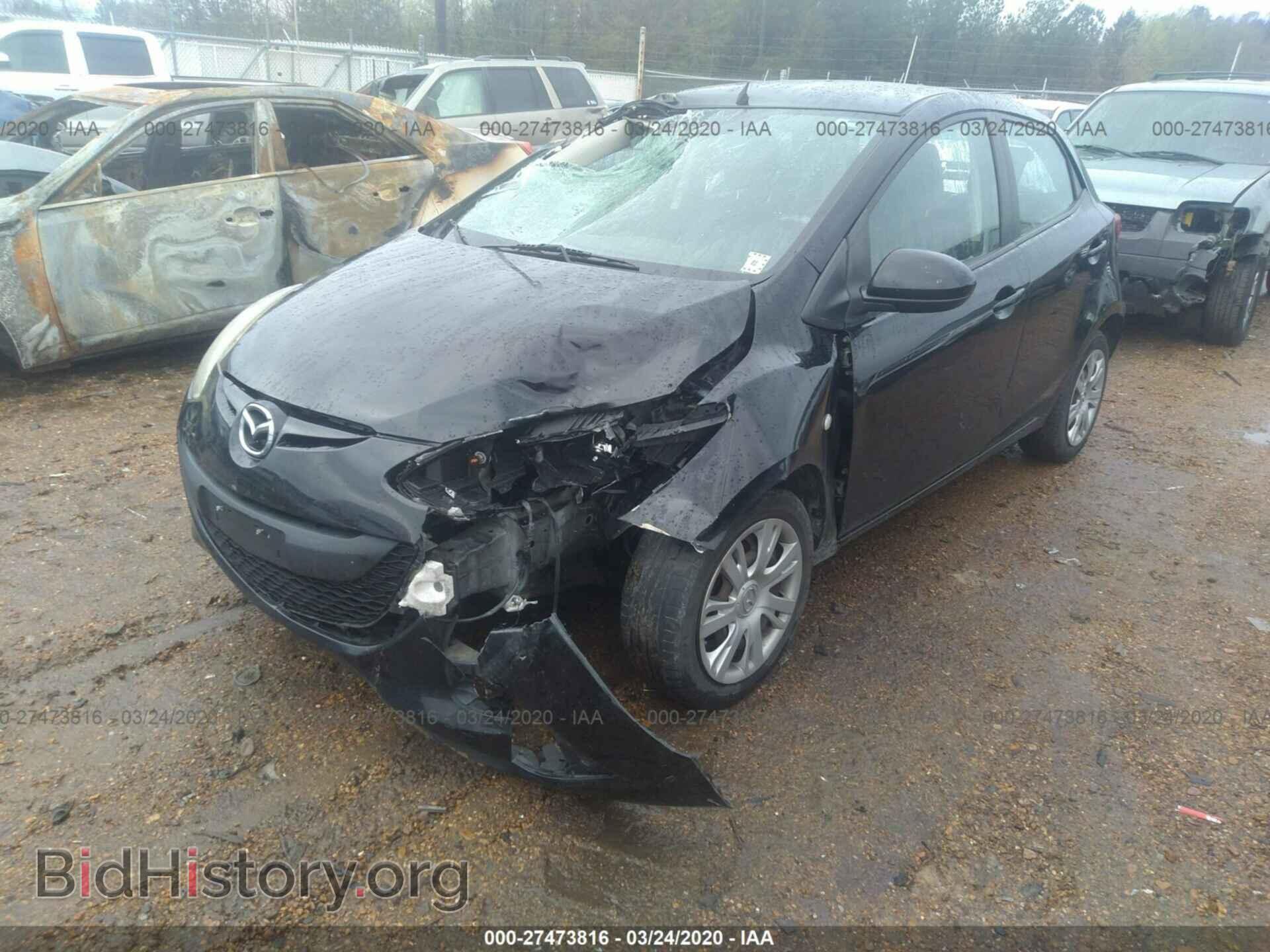 2013 MAZDA MAZDA2 - VIN: JM1DE1KY4D0159248 - Фото 2