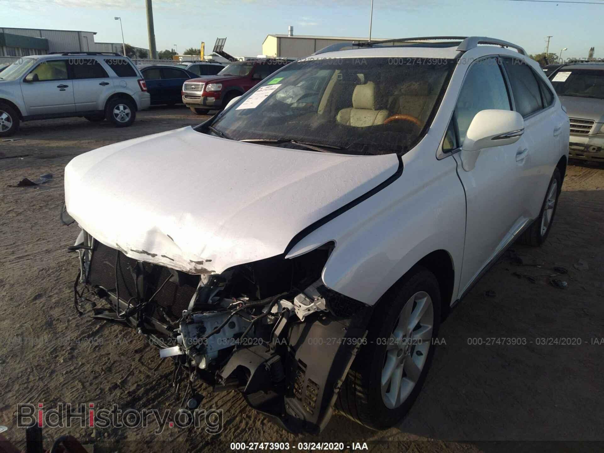 2012 LEXUS RX - VIN: 2T2ZK1BA7CC086331 - Фото 2