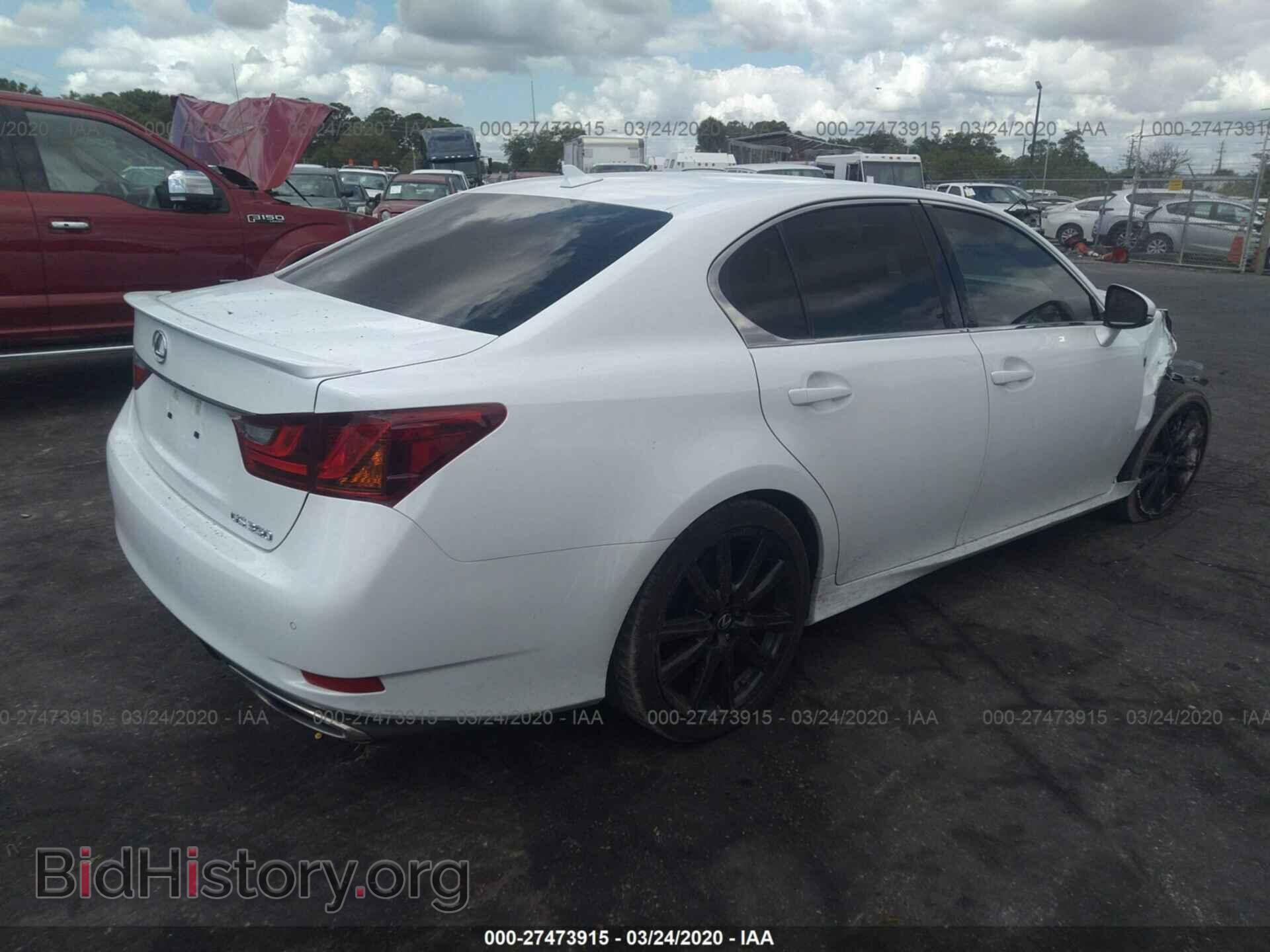2014 LEXUS GS - VIN: JTHBE1BL6E5040499 - Фото 4