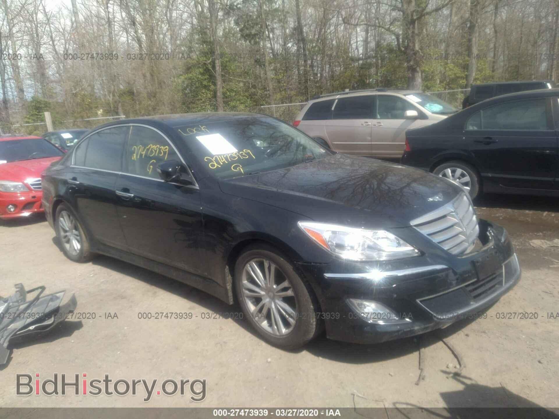 Photo KMHGC4DD2EU261152 - HYUNDAI GENESIS 2014