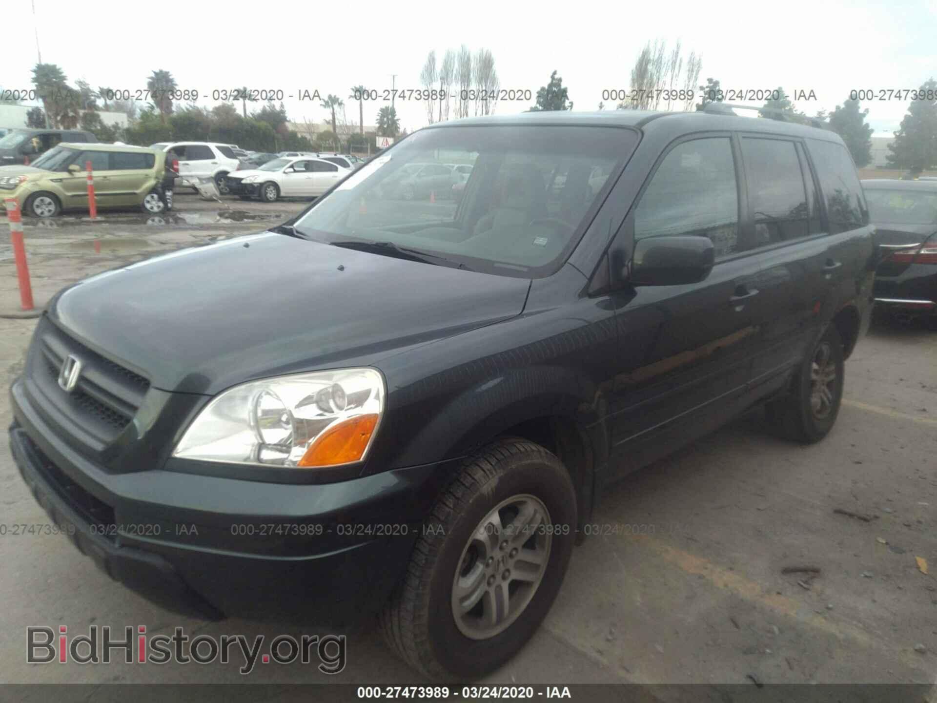 2005 HONDA PILOT - VIN: 2HKYF18665H561846 - Фото 2