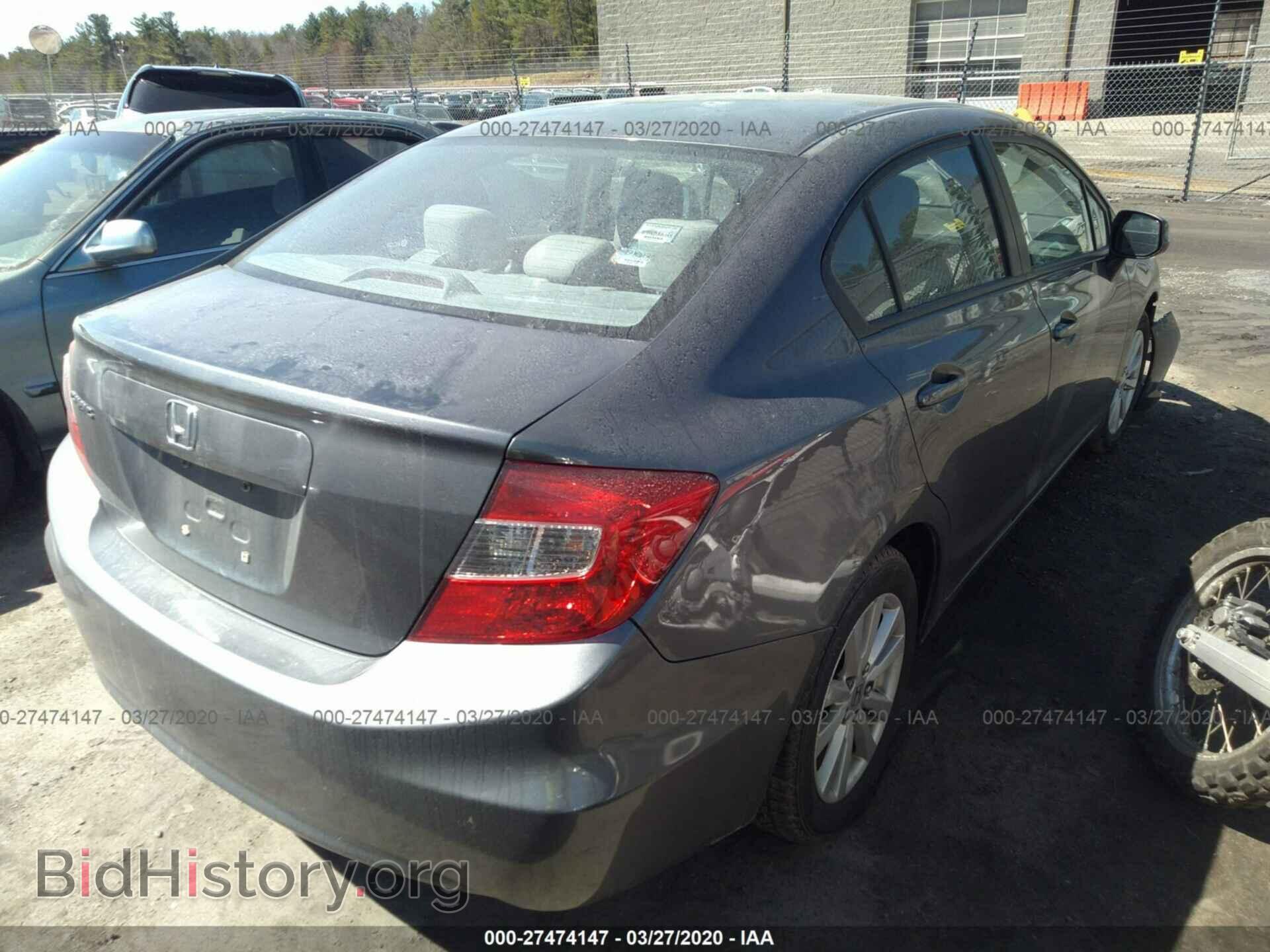 2012 HONDA CIVIC SDN - VIN: 2HGFB2F8XCH310168 - Фото 4