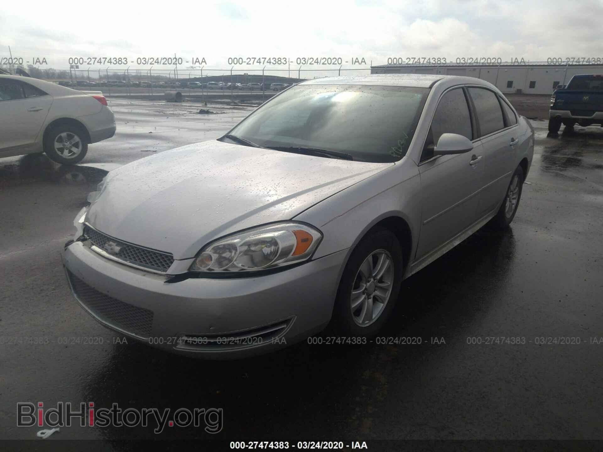 2012 CHEVROLET IMPALA - VIN: 2G1WF5E38C1236616 - Фото 2