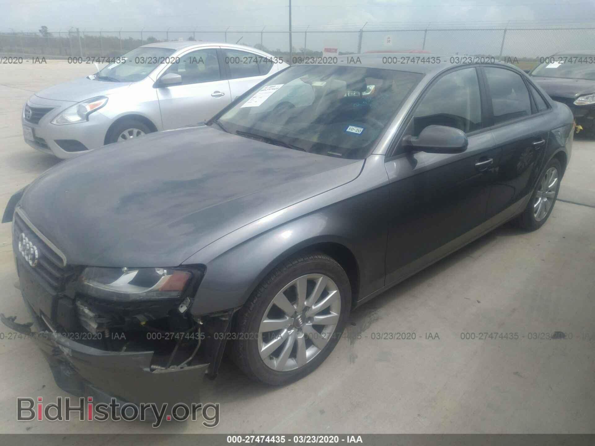2012 AUDI A4 - VIN: WAUBFAFL8CN010357 - Photo 2