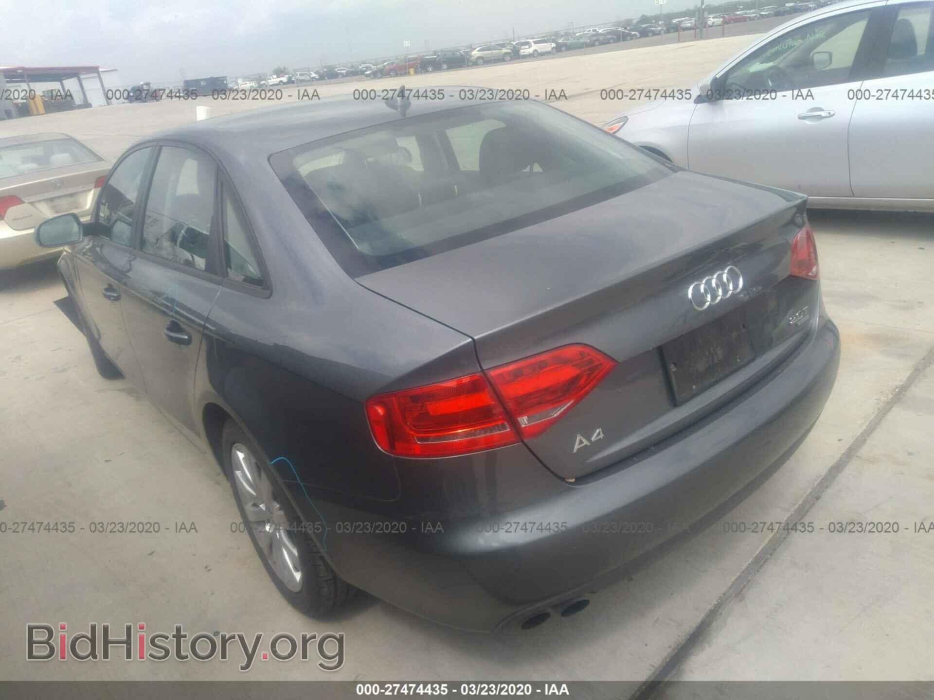 2012 AUDI A4 - VIN: WAUBFAFL8CN010357 - Photo 3