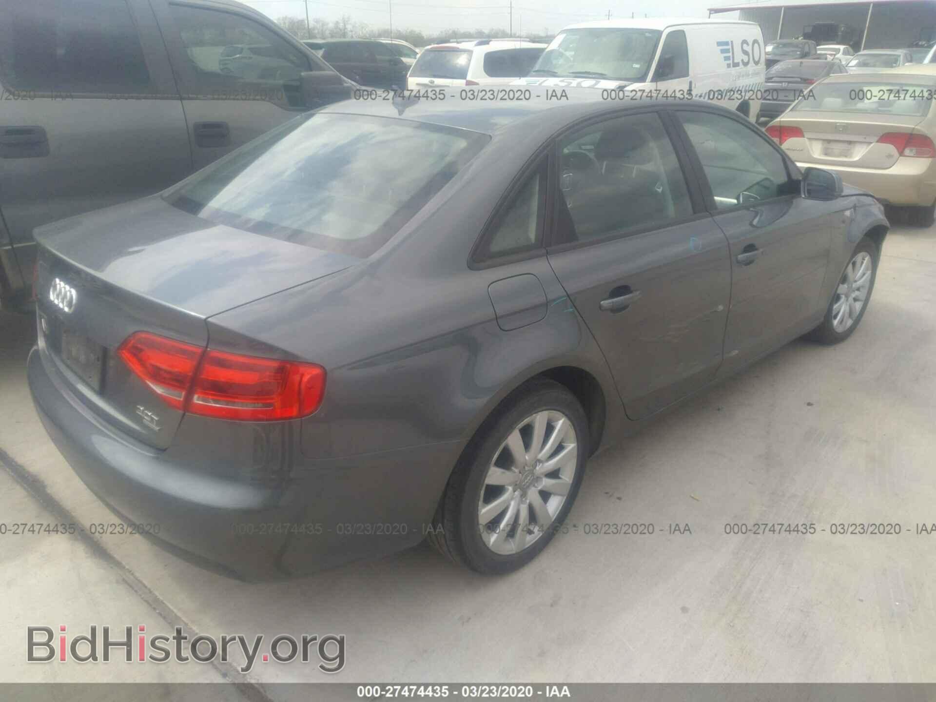 2012 AUDI A4 - VIN: WAUBFAFL8CN010357 - Photo 4