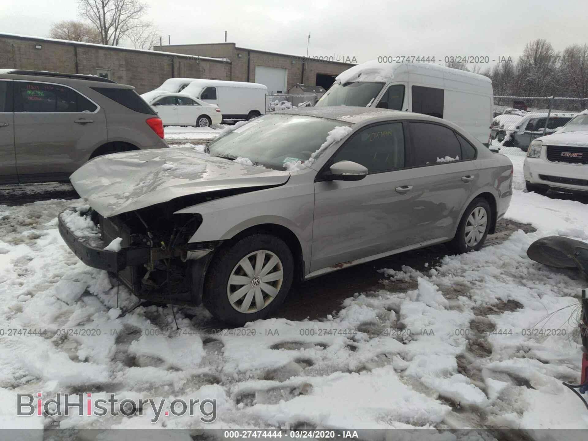 2012 VOLKSWAGEN PASSAT - VIN: 1VWAP7A33CC003959 - Фото 2