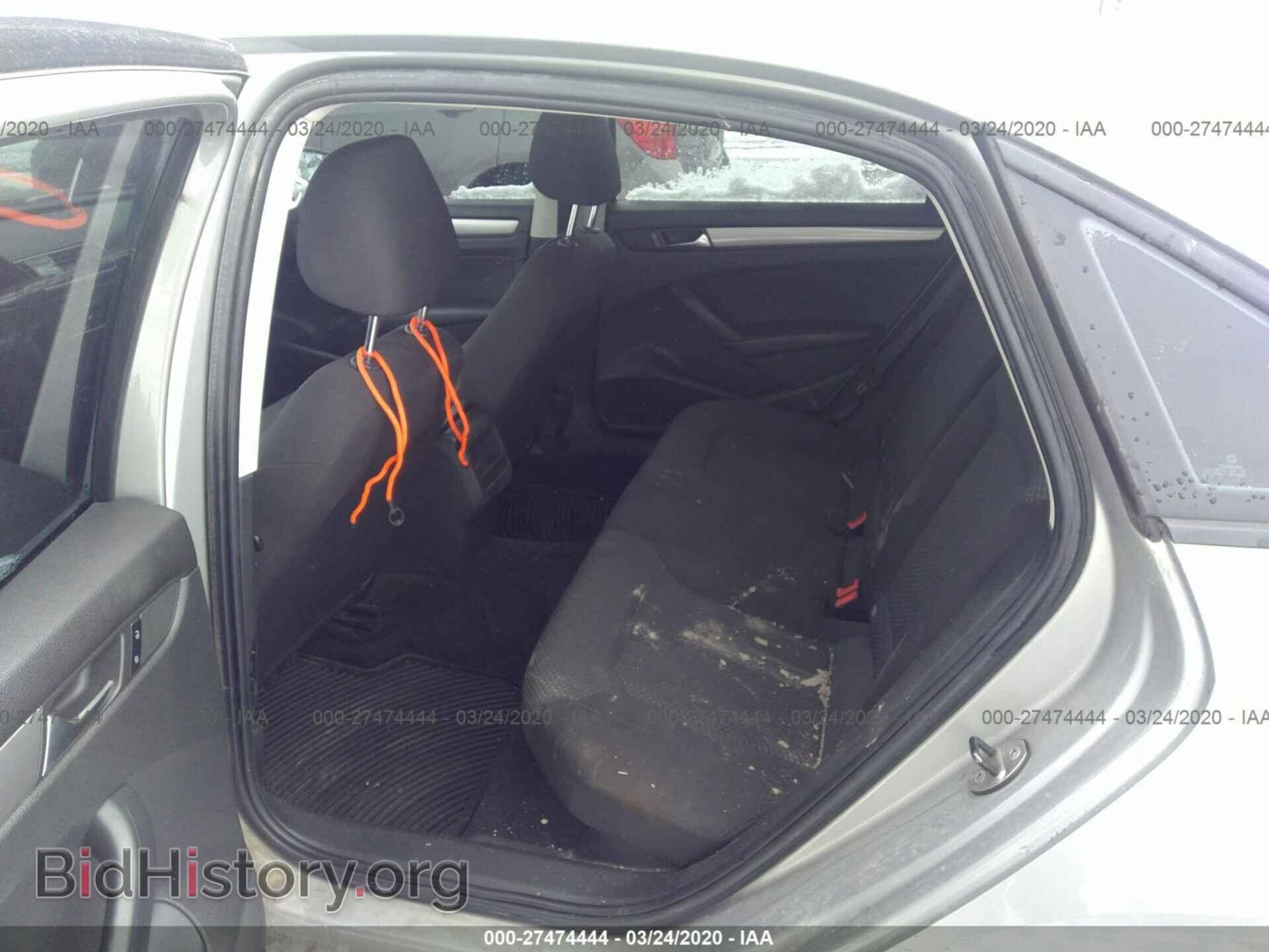 2012 VOLKSWAGEN PASSAT - VIN: 1VWAP7A33CC003959 - Фото 8