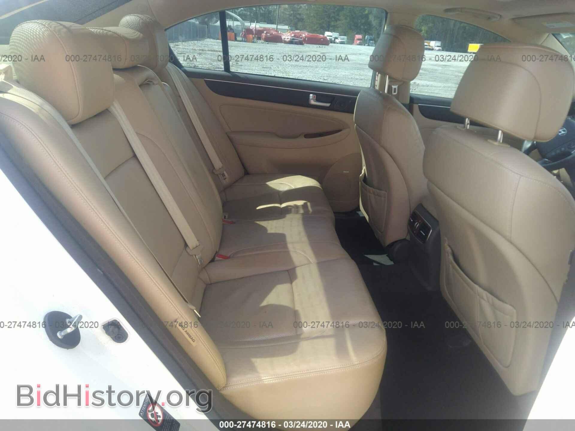 2012 HYUNDAI GENESIS - VIN: KMHGC4DD4CU185561 - Фото 8