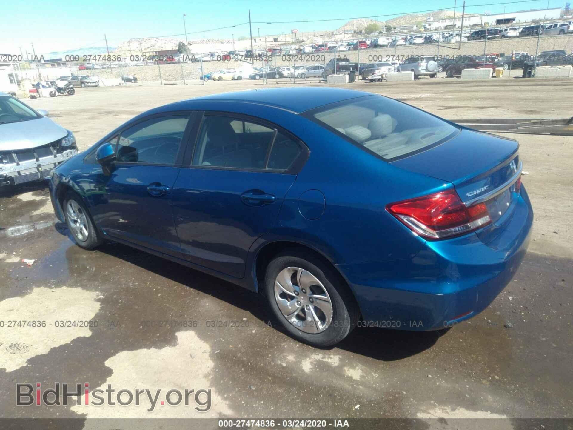 2013 HONDA CIVIC - VIN: 19XFB2F5XDE014455 - Фото 3