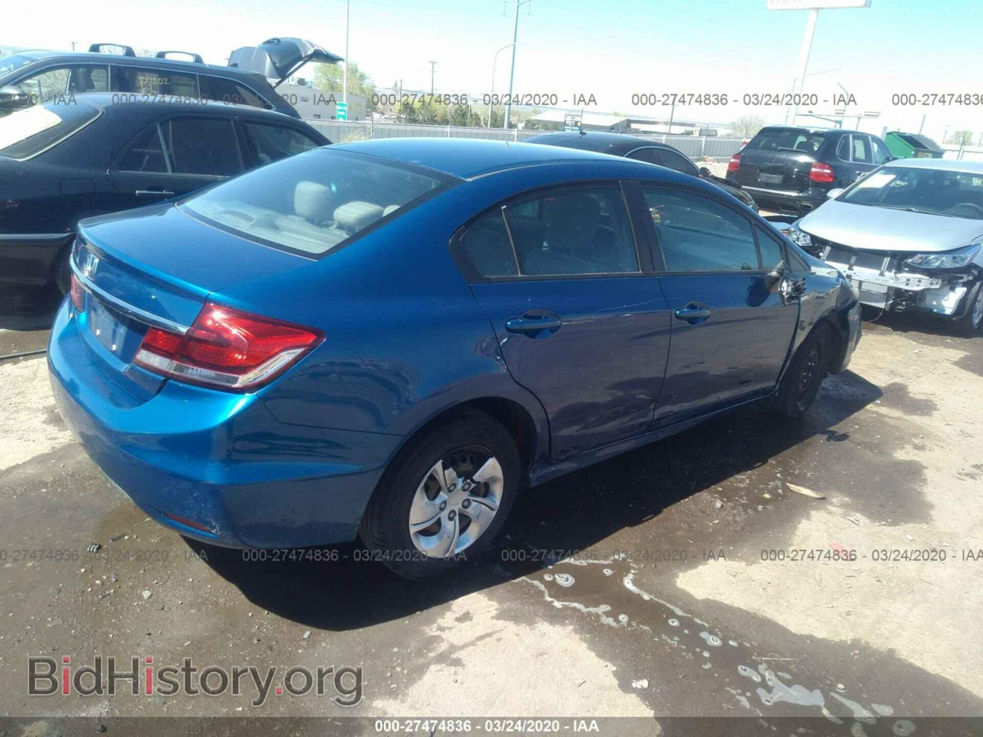 2013 HONDA CIVIC - VIN: 19XFB2F5XDE014455 - Фото 4