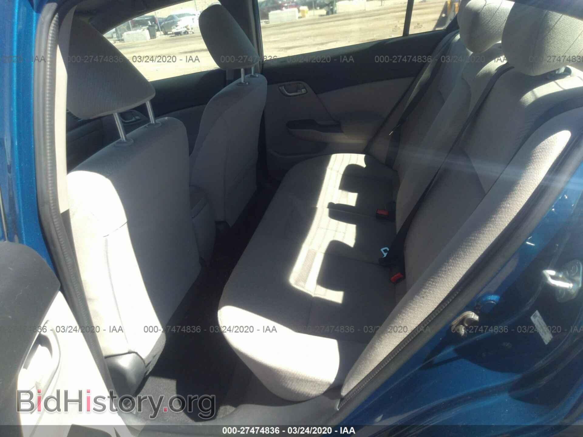 2013 HONDA CIVIC - VIN: 19XFB2F5XDE014455 - Фото 8