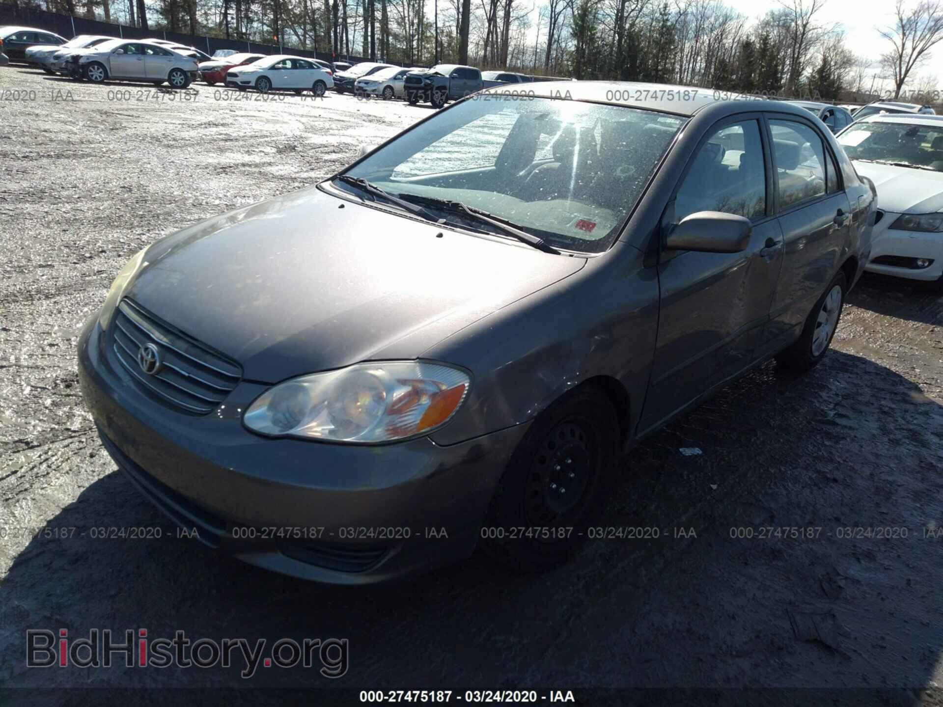 2003 TOYOTA COROLLA - VIN: 2T1BR38E93C148657 - Фото 2
