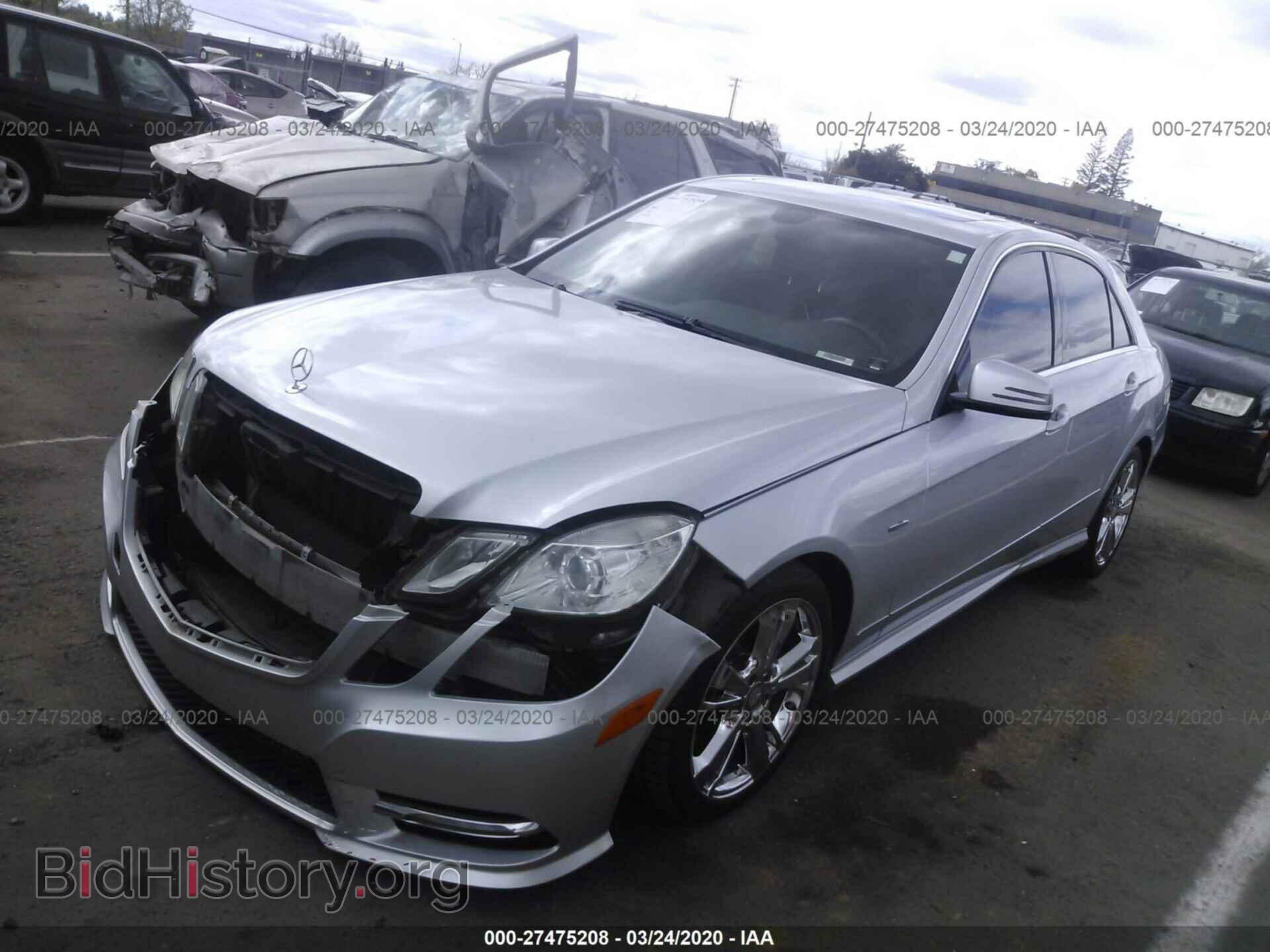 2012 MERCEDES-BENZ E - VIN: WDDHF5KB8CA530850 - Фото 2