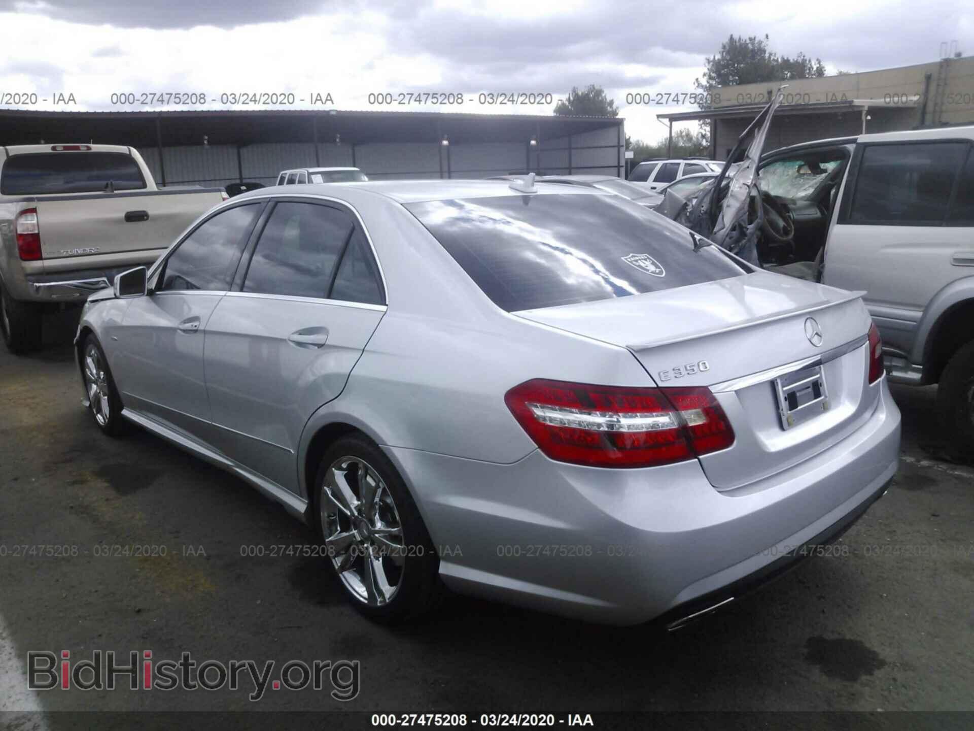 2012 MERCEDES-BENZ E - VIN: WDDHF5KB8CA530850 - Фото 3