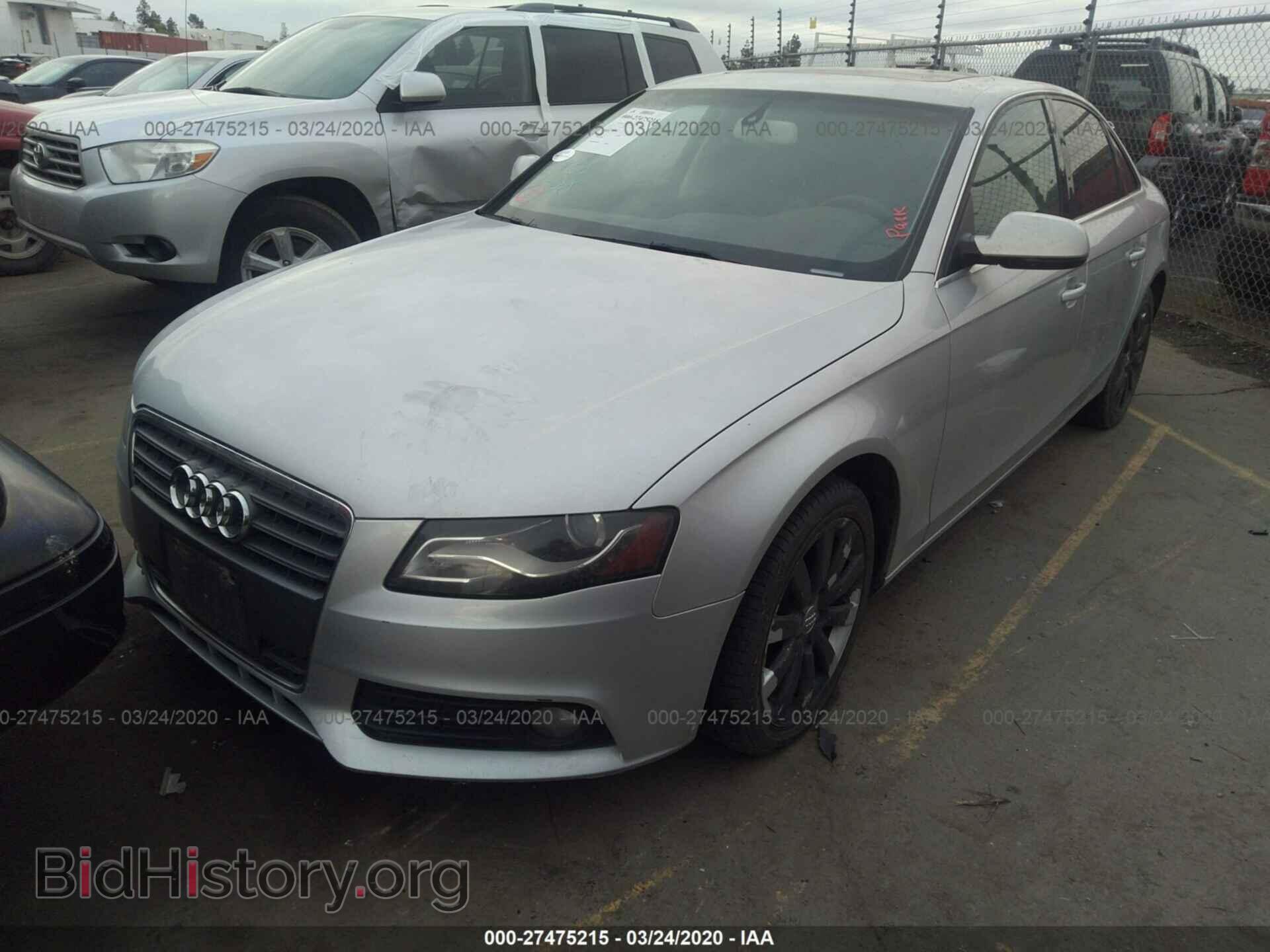 2011 AUDI A4 - VIN: WAUEFAFL4BN002672 - Фото 2