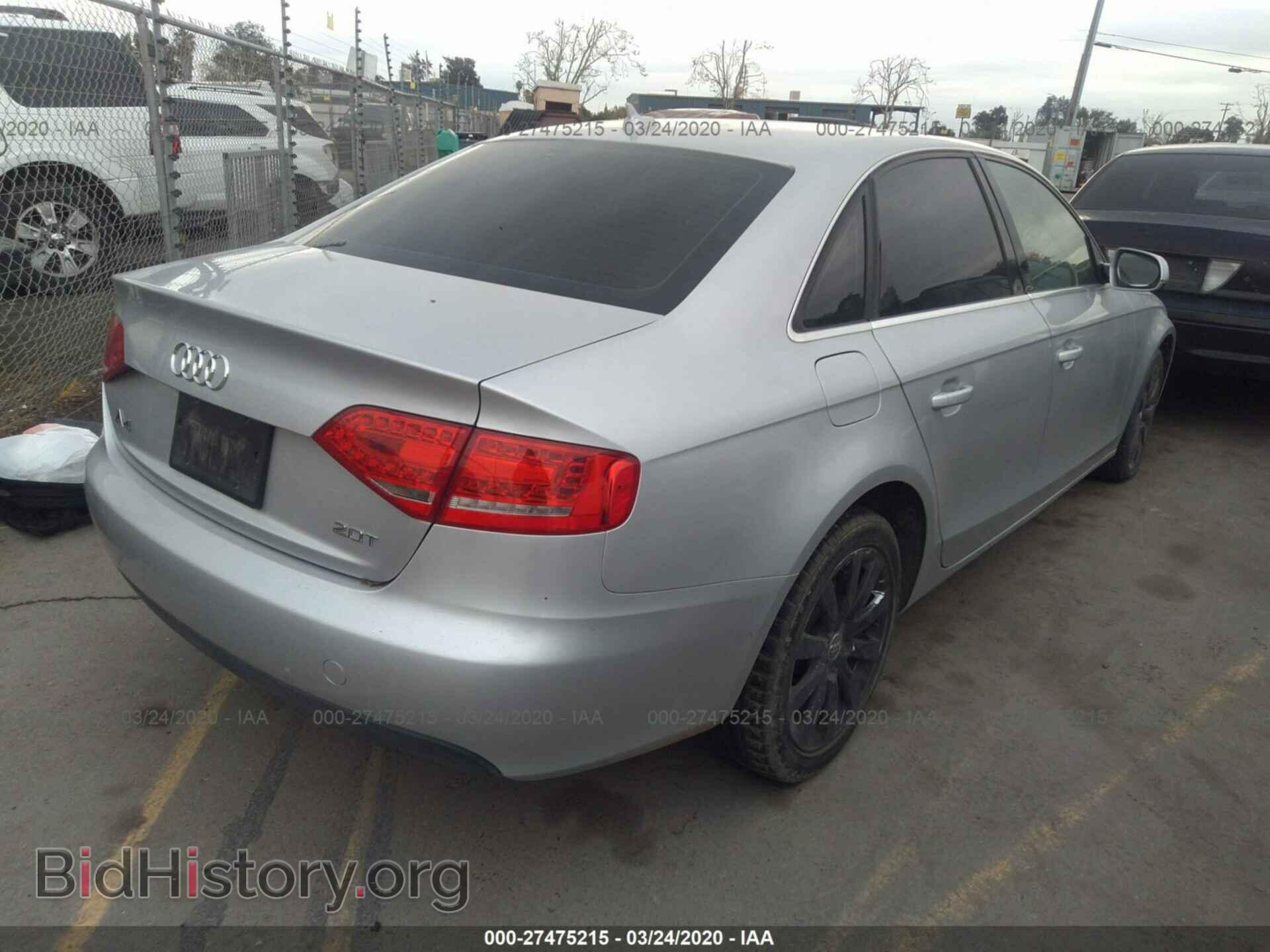 2011 AUDI A4 - VIN: WAUEFAFL4BN002672 - Фото 4