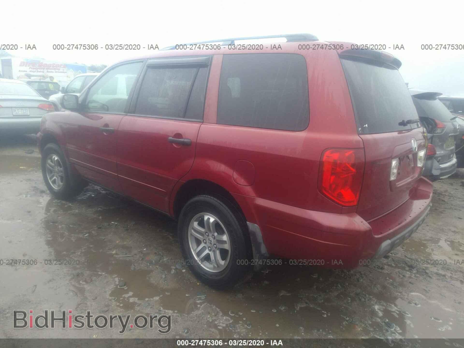 2005 HONDA PILOT - VIN: 5FNYF18425B013887 - Фото 3