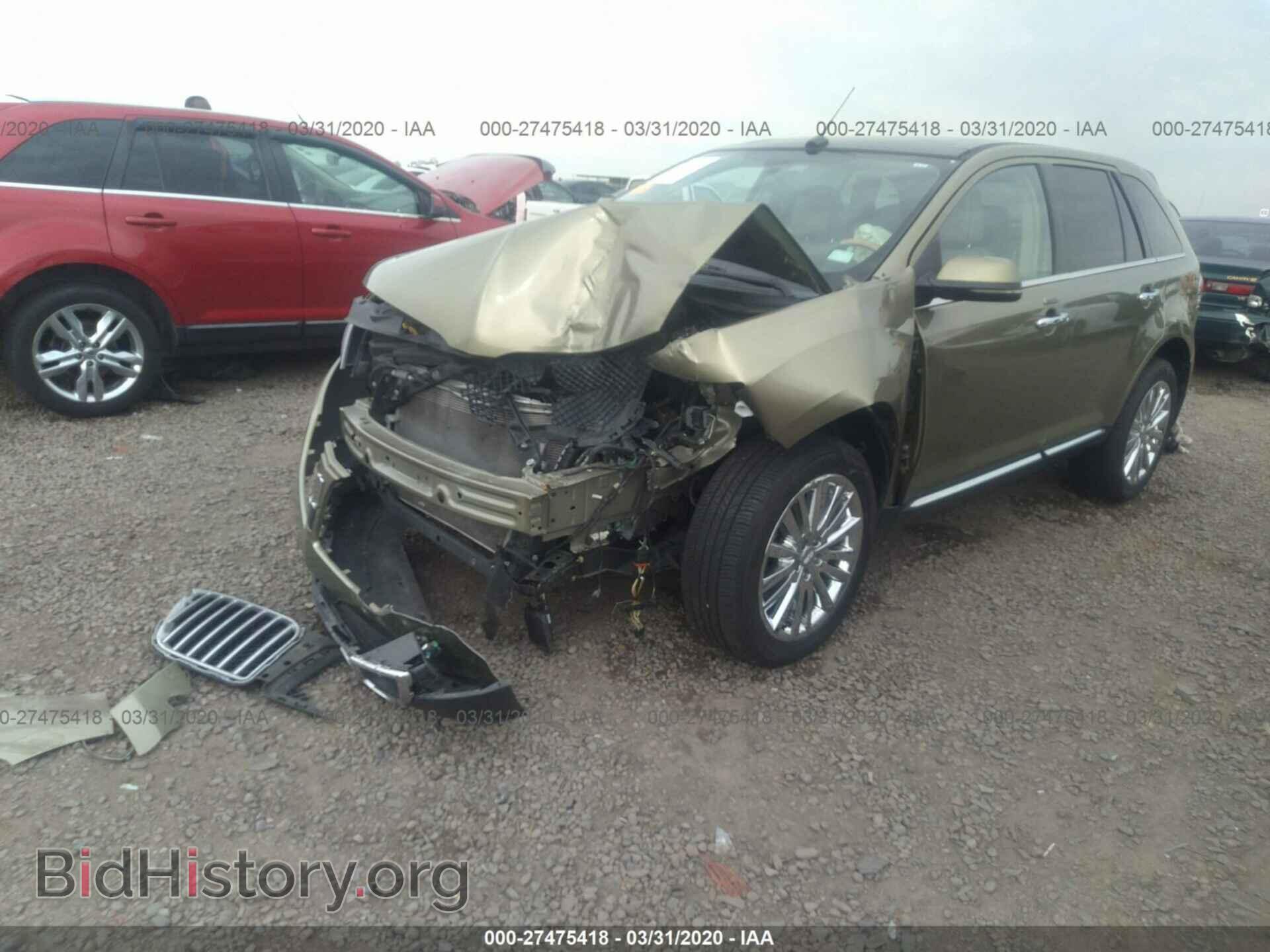 2013 LINCOLN MKX - VIN: 2LMDJ8JK9DBL30625 - Фото 2