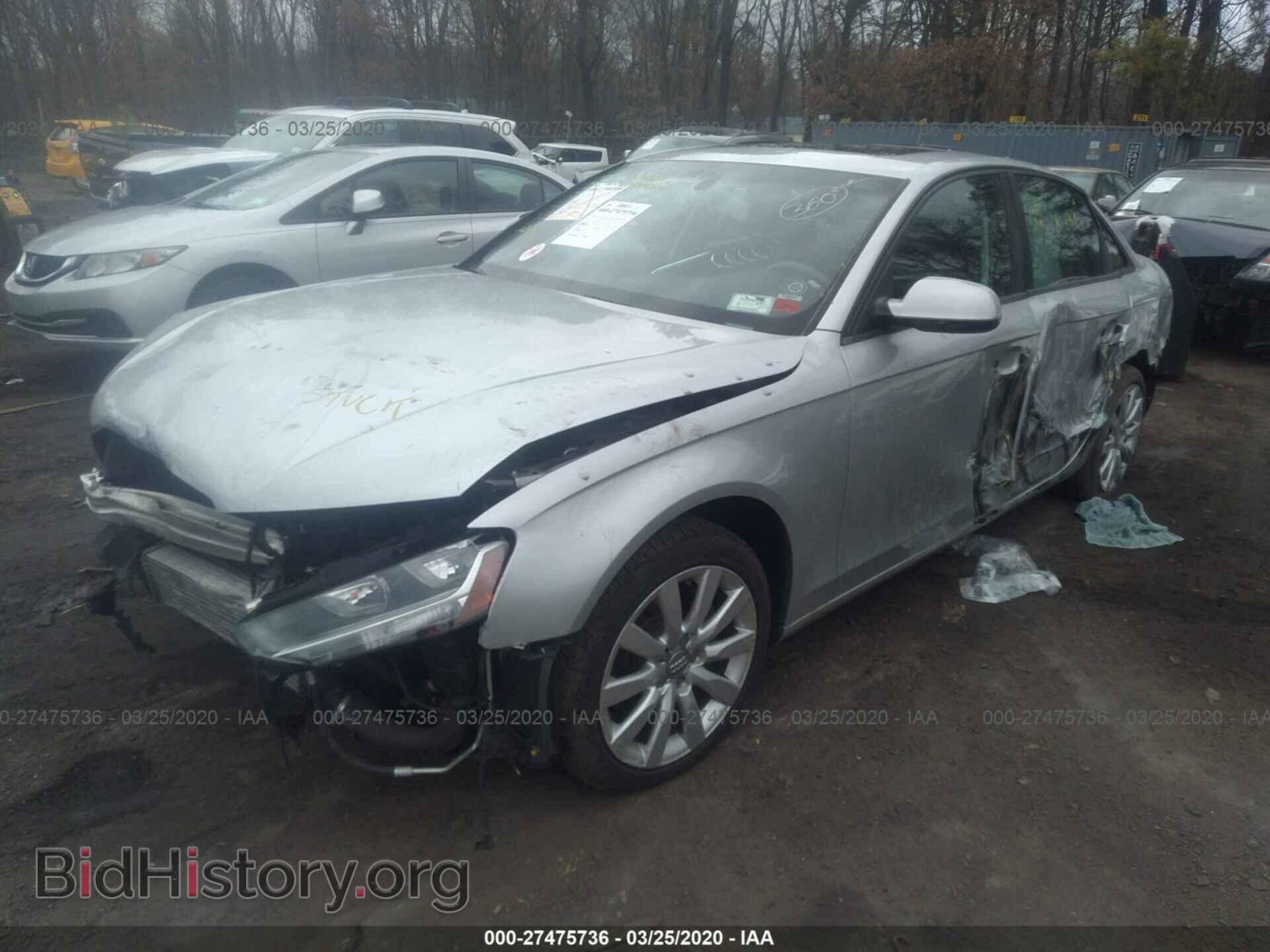 2013 AUDI A4 - VIN: WAUBFAFL6DN016322 - Фото 2