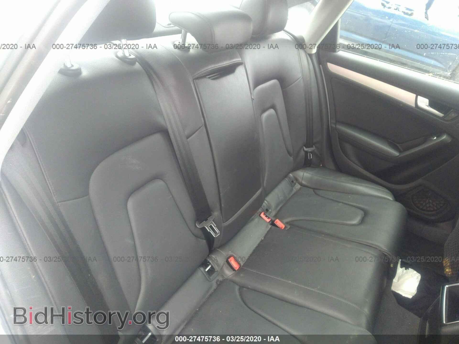 2013 AUDI A4 - VIN: WAUBFAFL6DN016322 - Фото 8