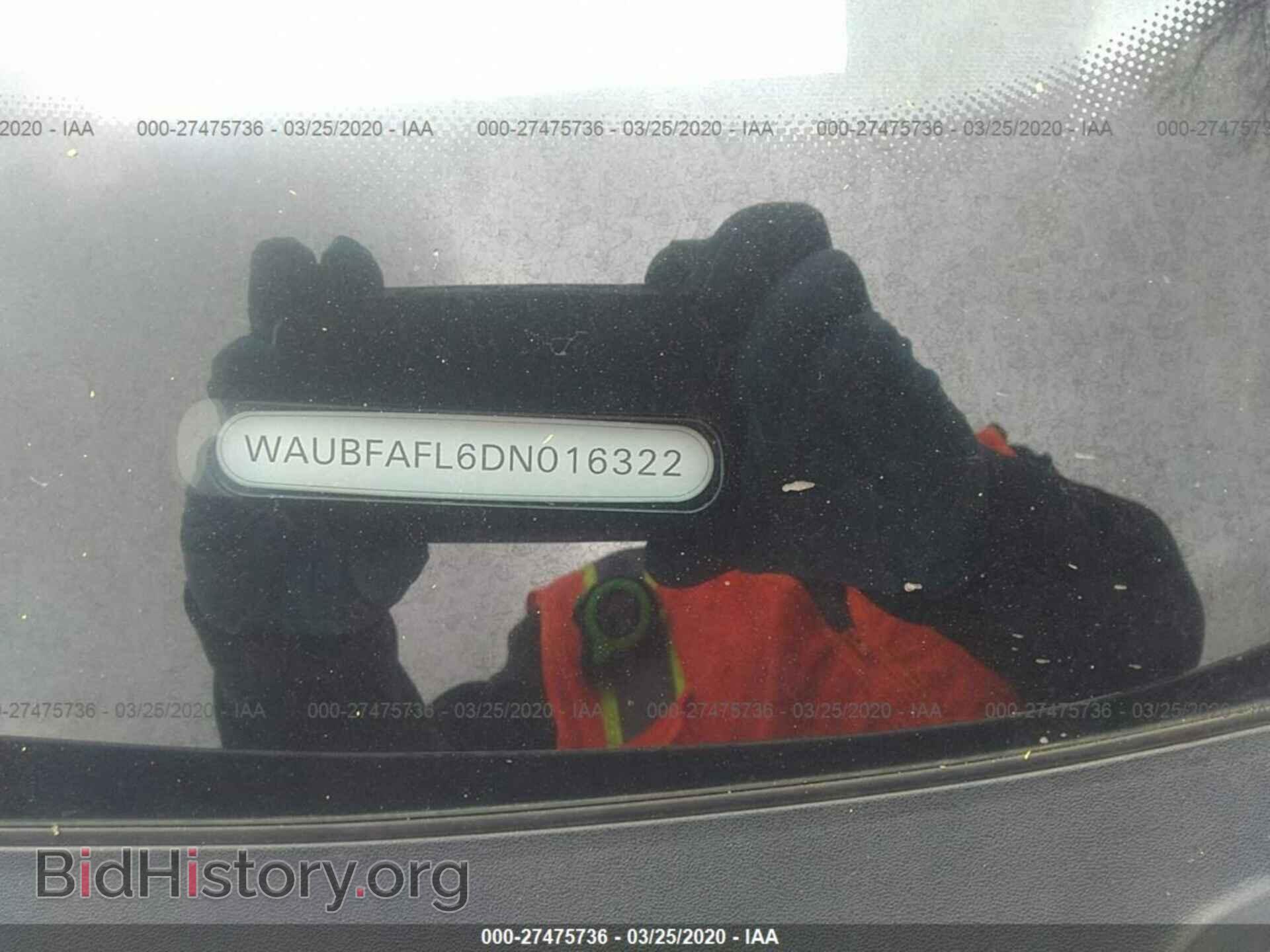 2013 AUDI A4 - VIN: WAUBFAFL6DN016322 - Фото 9