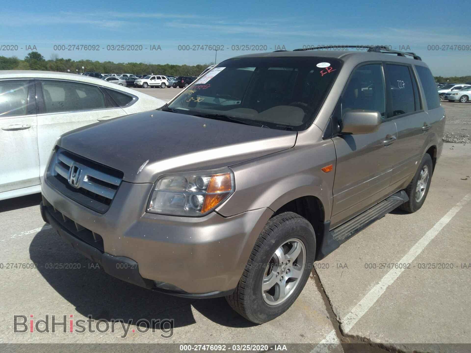2006 HONDA PILOT - VIN: 5FNYF28516B052292 - Фото 2
