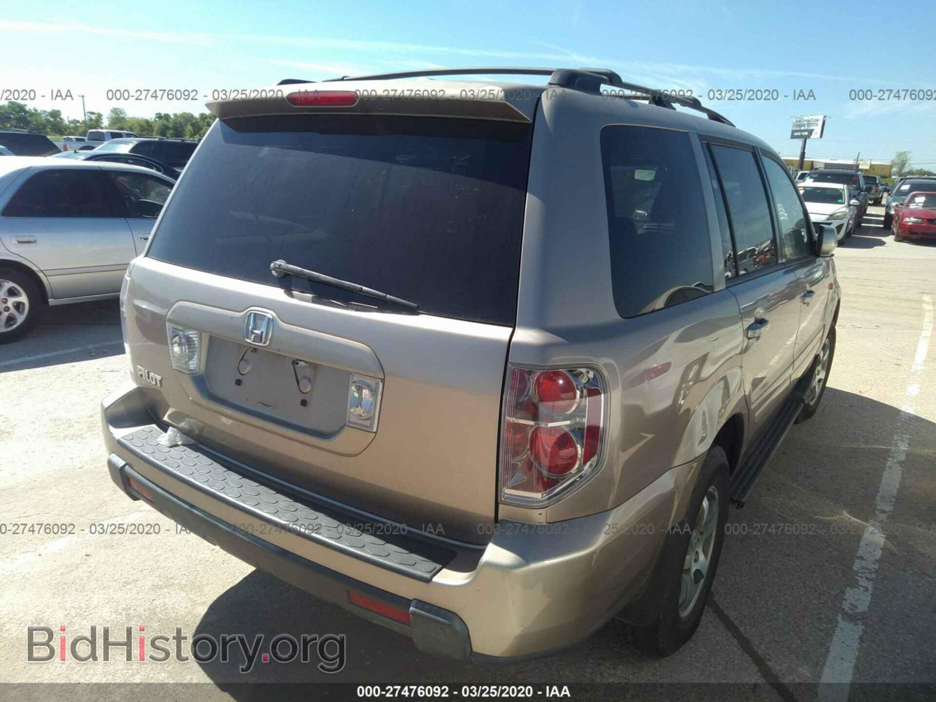 2006 HONDA PILOT - VIN: 5FNYF28516B052292 - Фото 4