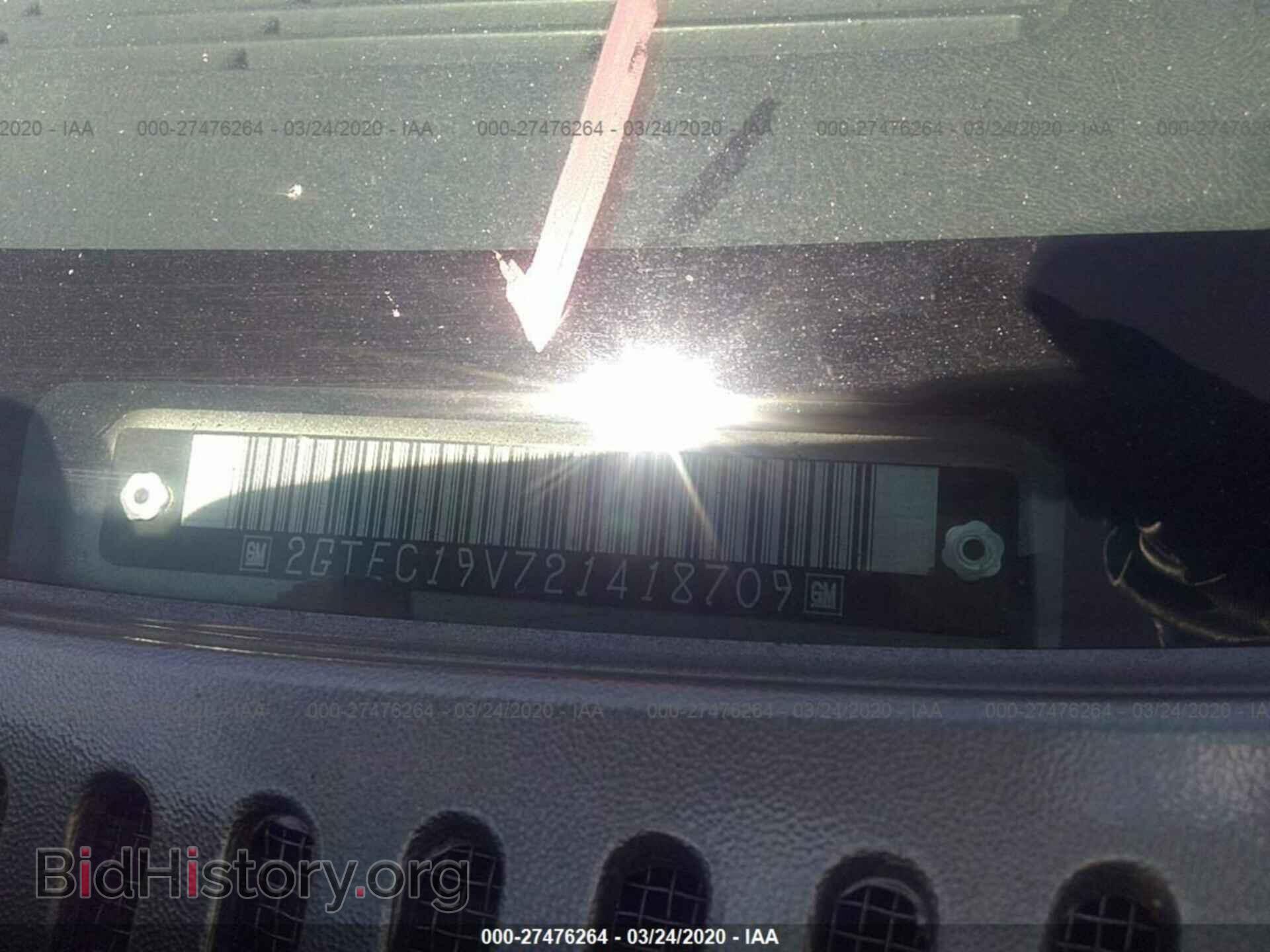 2002 GMC NEW SIERRA - VIN: 2GTEC19V721418709 - Фото 9