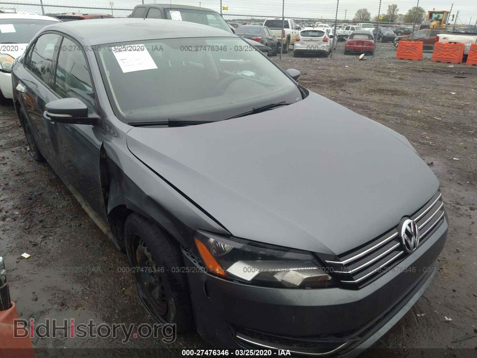 Фотография 1VWAP7A35EC009104 - VOLKSWAGEN PASSAT 2014