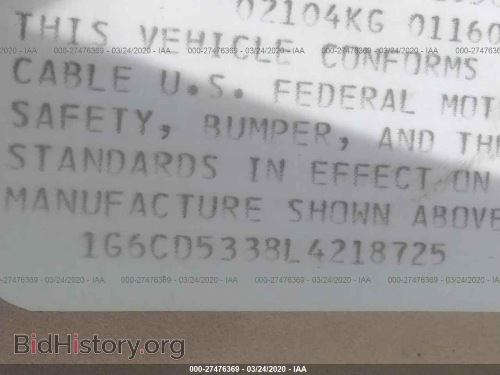 1990 CADILLAC DEVILLE - VIN: 1G6CD5338L4218725 - Photo 9