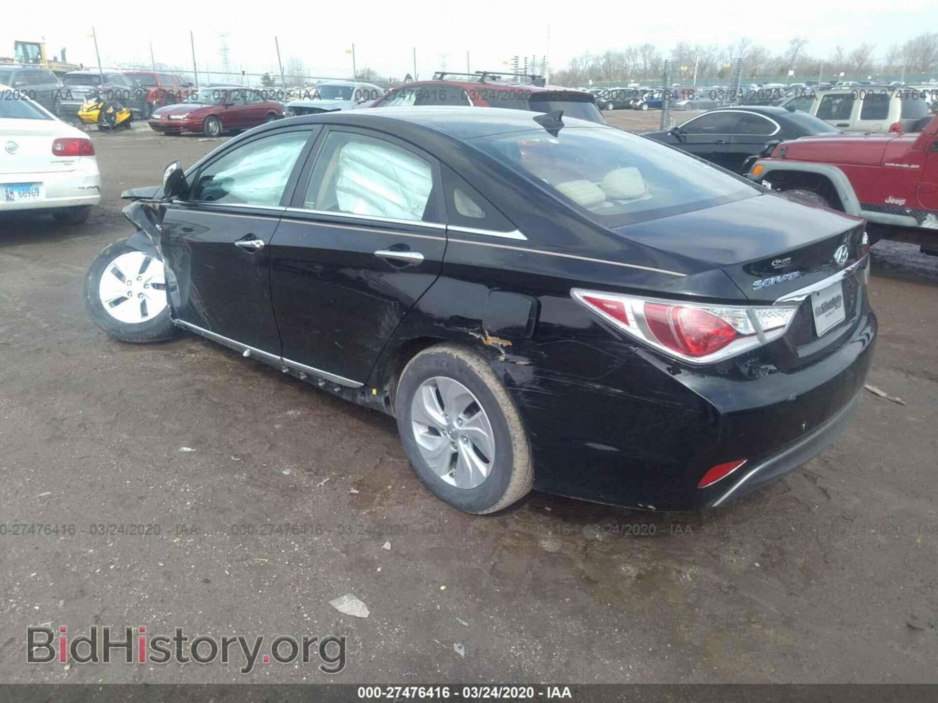 2014 HYUNDAI SONATA - VIN: KMHEC4A46EA107556 - Фото 3