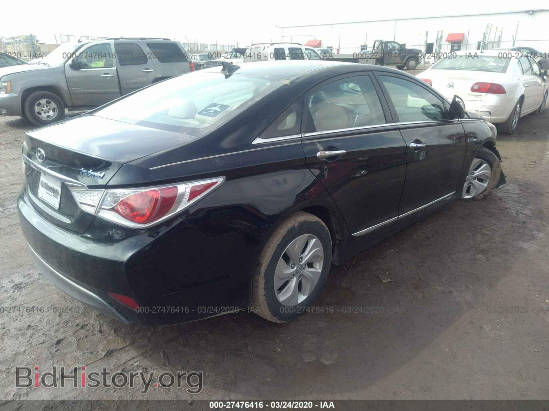 2014 HYUNDAI SONATA - VIN: KMHEC4A46EA107556 - Фото 4
