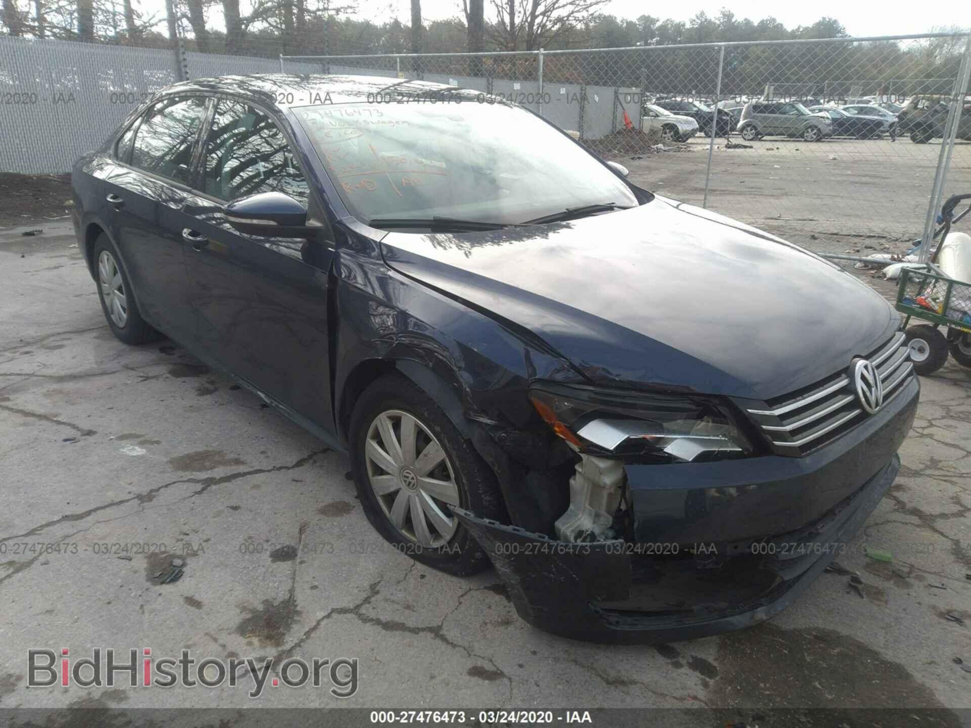 Фотография 1VWAP7A32CC035236 - VOLKSWAGEN PASSAT 2012
